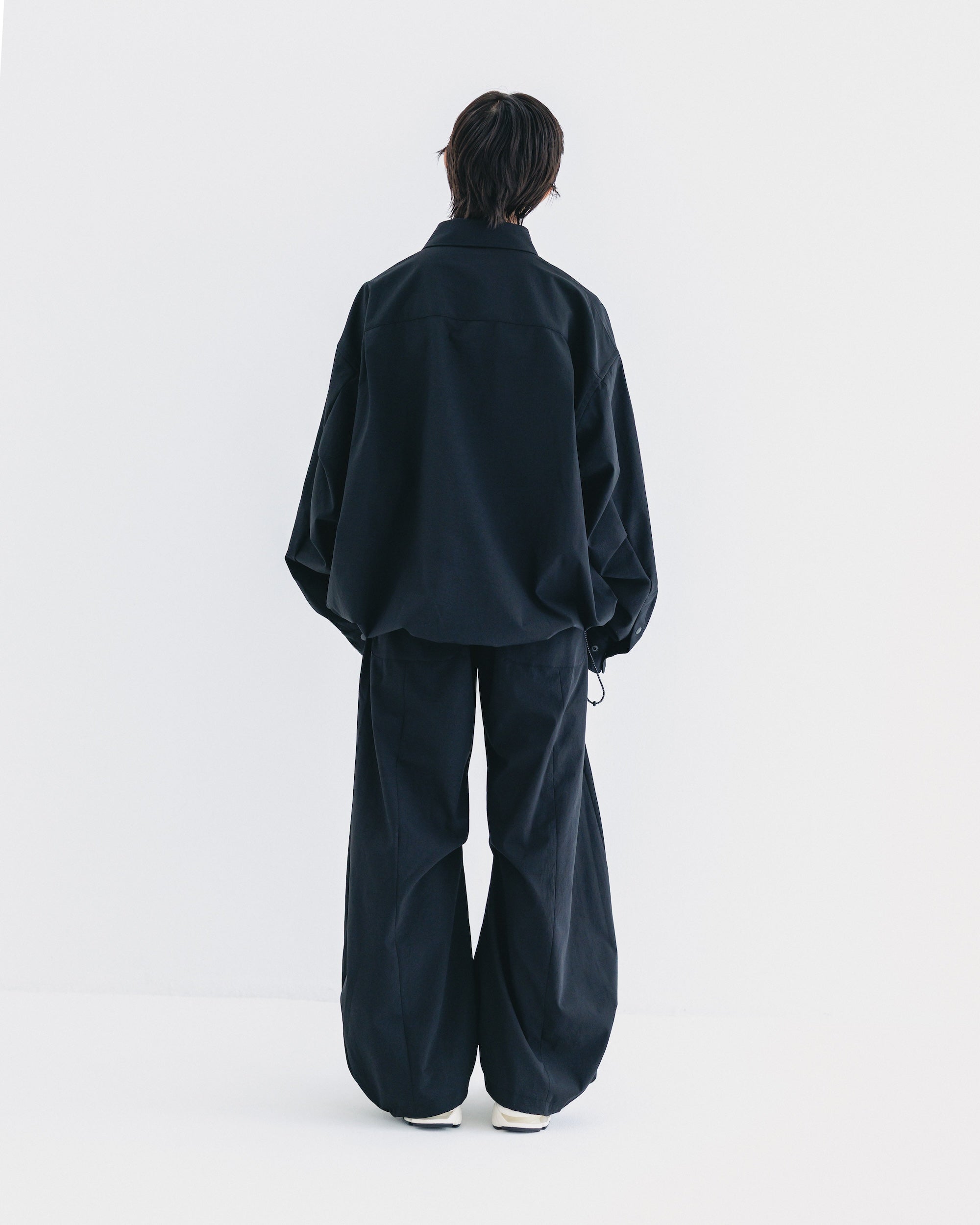 【9.20 SAT 20:00- IN STOCK】CITY UNIFORM L/S PULLOVER SHIRT (BLACK)