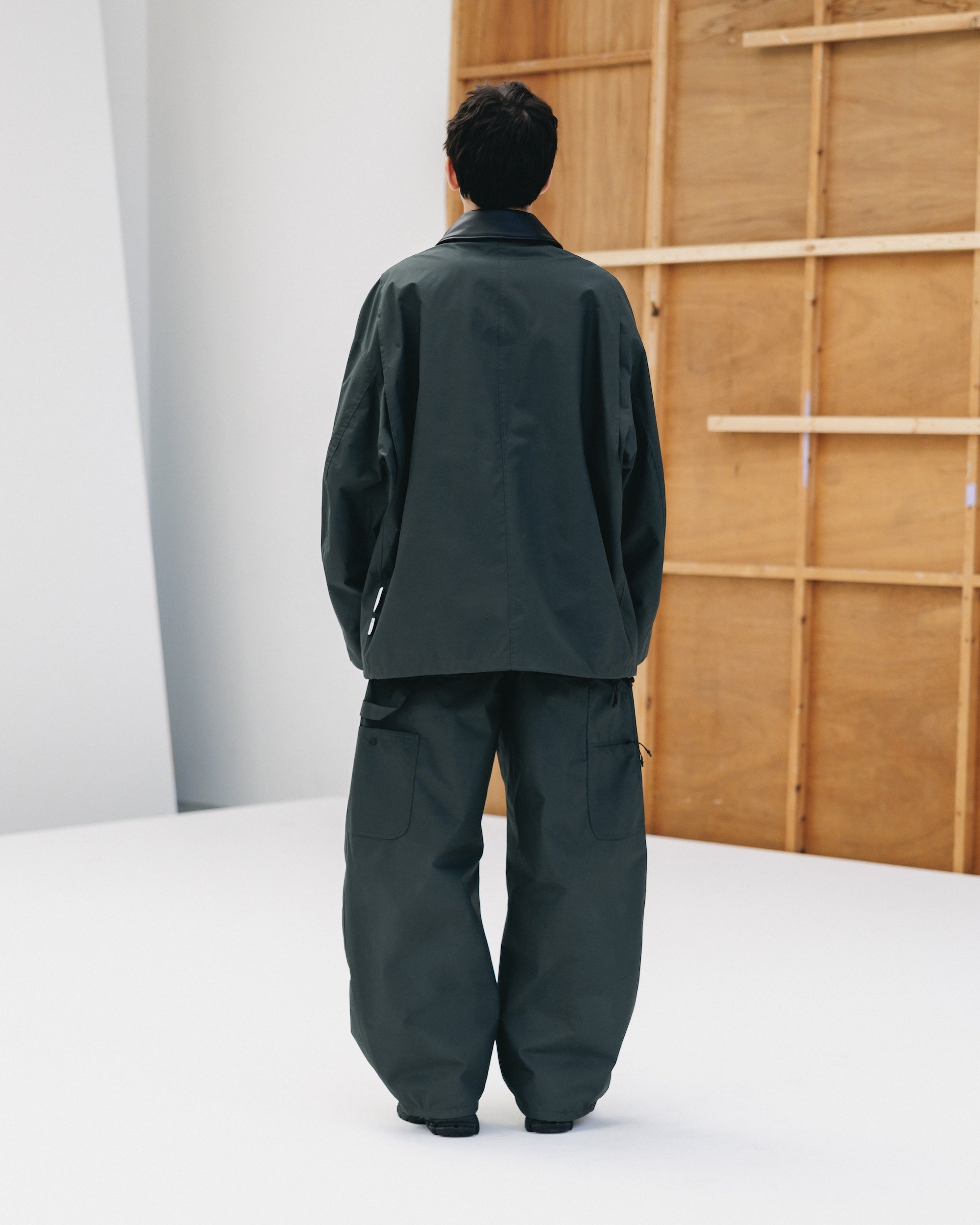 +phenix WINDSTOPPER® BY GORE-TEX LABS CITY STORAGE COVERALL JACKET (ASPHALT GRAY)