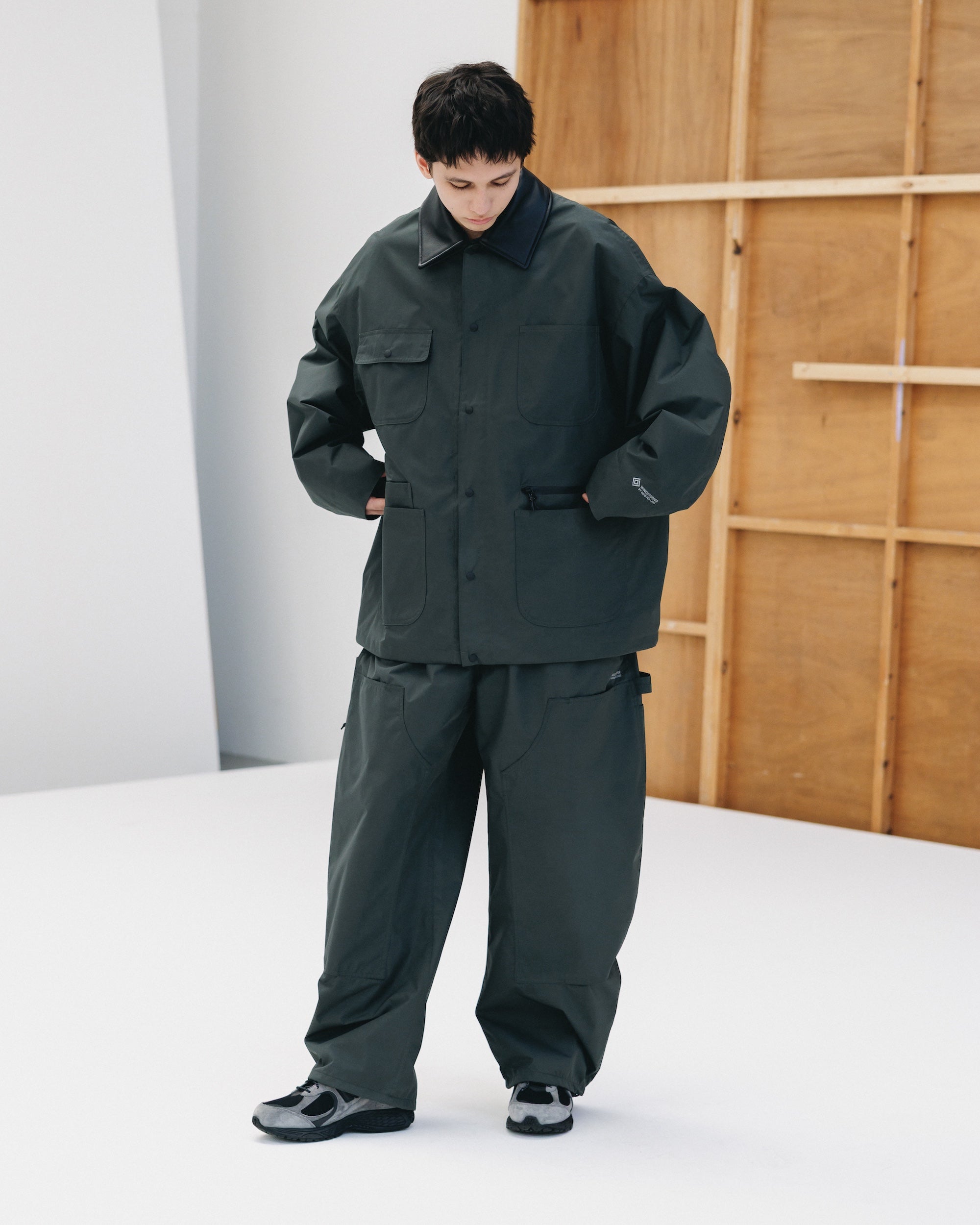 +phenix WINDSTOPPER® BY GORE-TEX LABS CITY STORAGE COVERALL JACKET (ASPHALT GRAY)