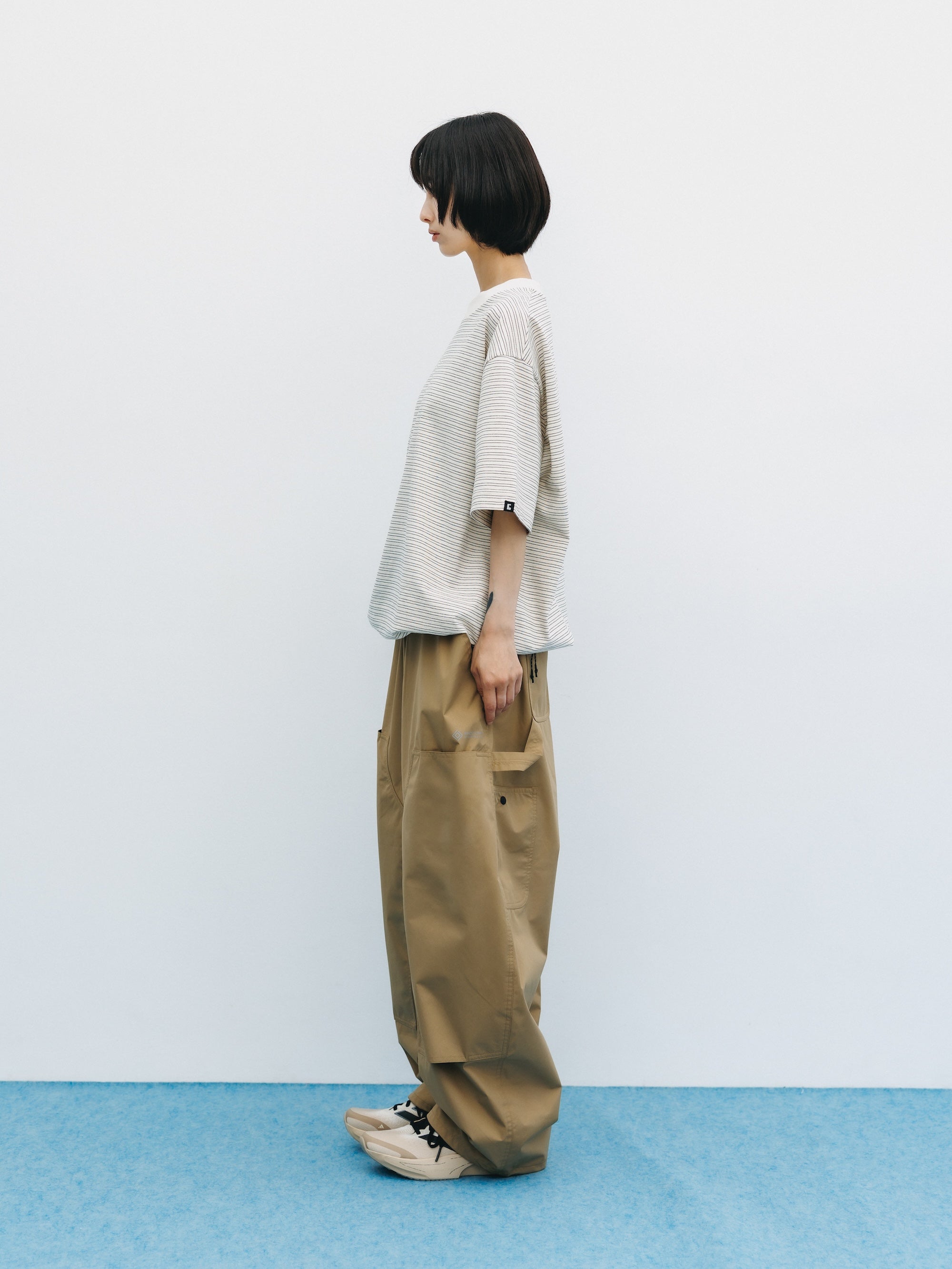 +PHENIX WINDSTOPPER® BY GORE-TEX LABS DOUBLE KNEE CURVED WORKER PANTS (CAMEL BEIGE)