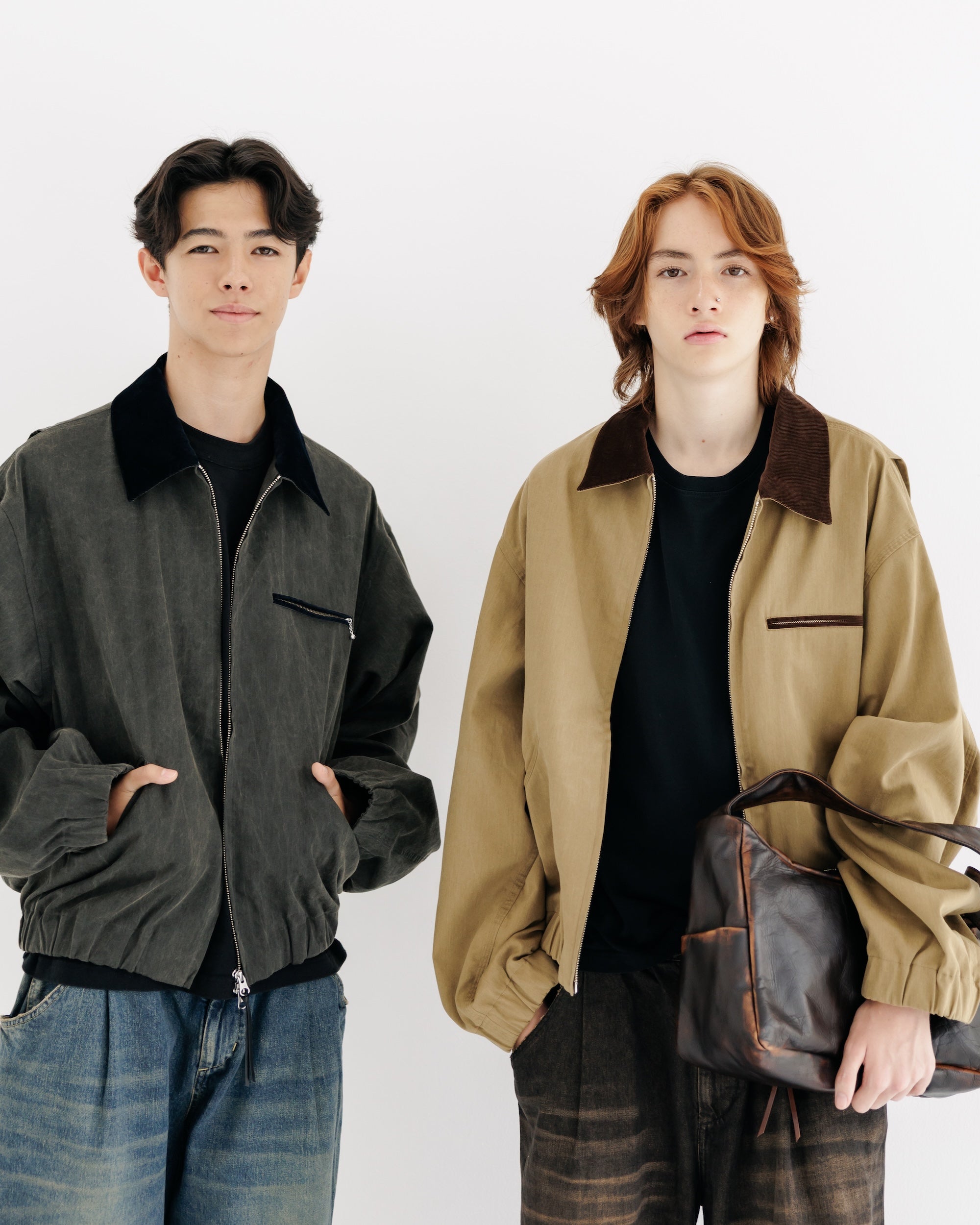 【8.30 SAT 20:00- IN STOCK】VINTAGE COTTON WORKER JACKET (BEIGE)