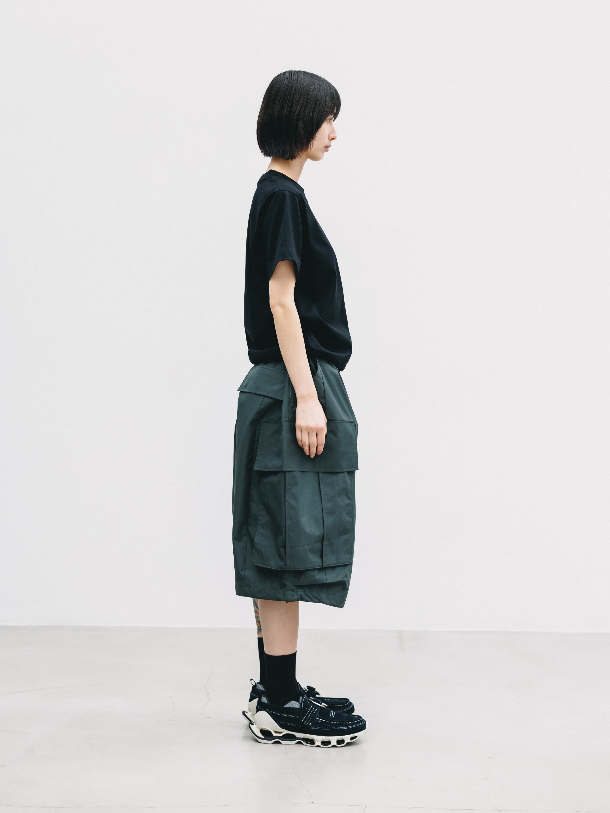 【7.18 SAT 20:00- IN STOCK】+phenix WINDSTOPPER® by GORE-TEX LABS CITY MEGA POCKET BALLOON CARGO HALF PANTS (ASPHALT GRAY)