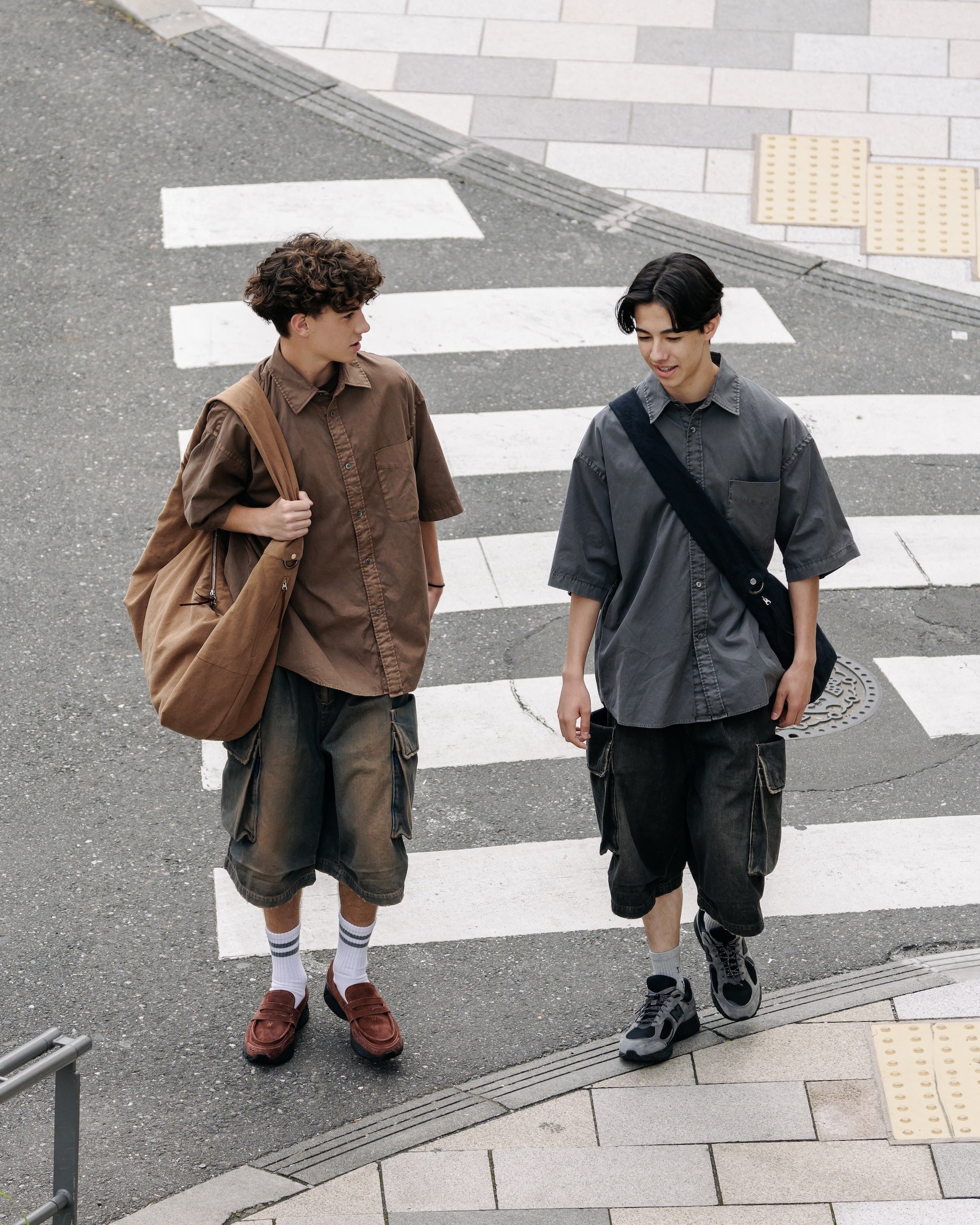 【3.18 WED 20:00- IN STOCK】VINTAGE DYED SELVEDGE DENIM CITY MILITARY HALF PANTS (VINTAGE BLACK)