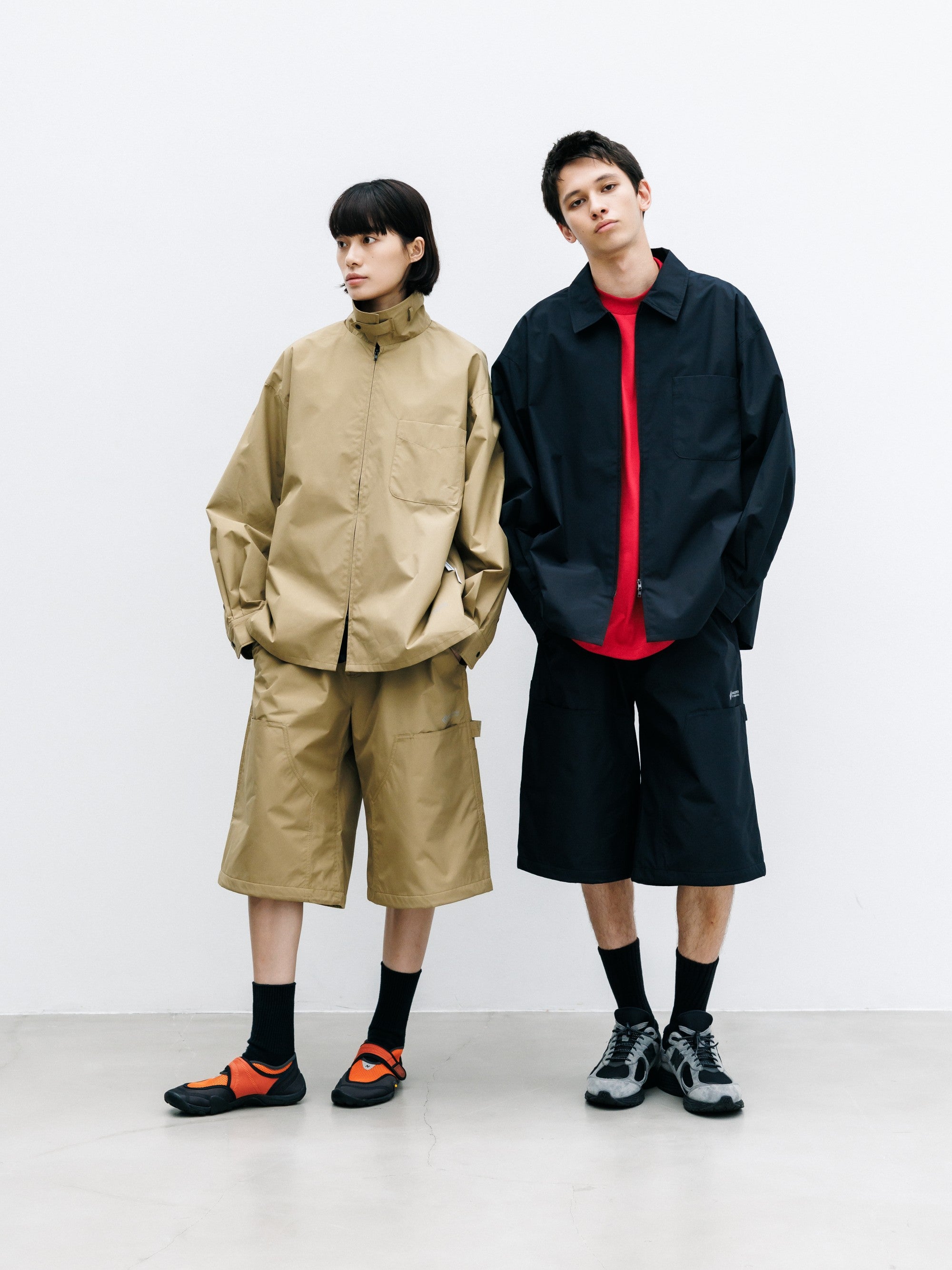 【8.8 SAT 20:00- IN STOCK】+phenix WINDSTOPPER® by GORE-TEX LABS CITY UNIFORM ZIPUP L/S SHIRT (BLACK)