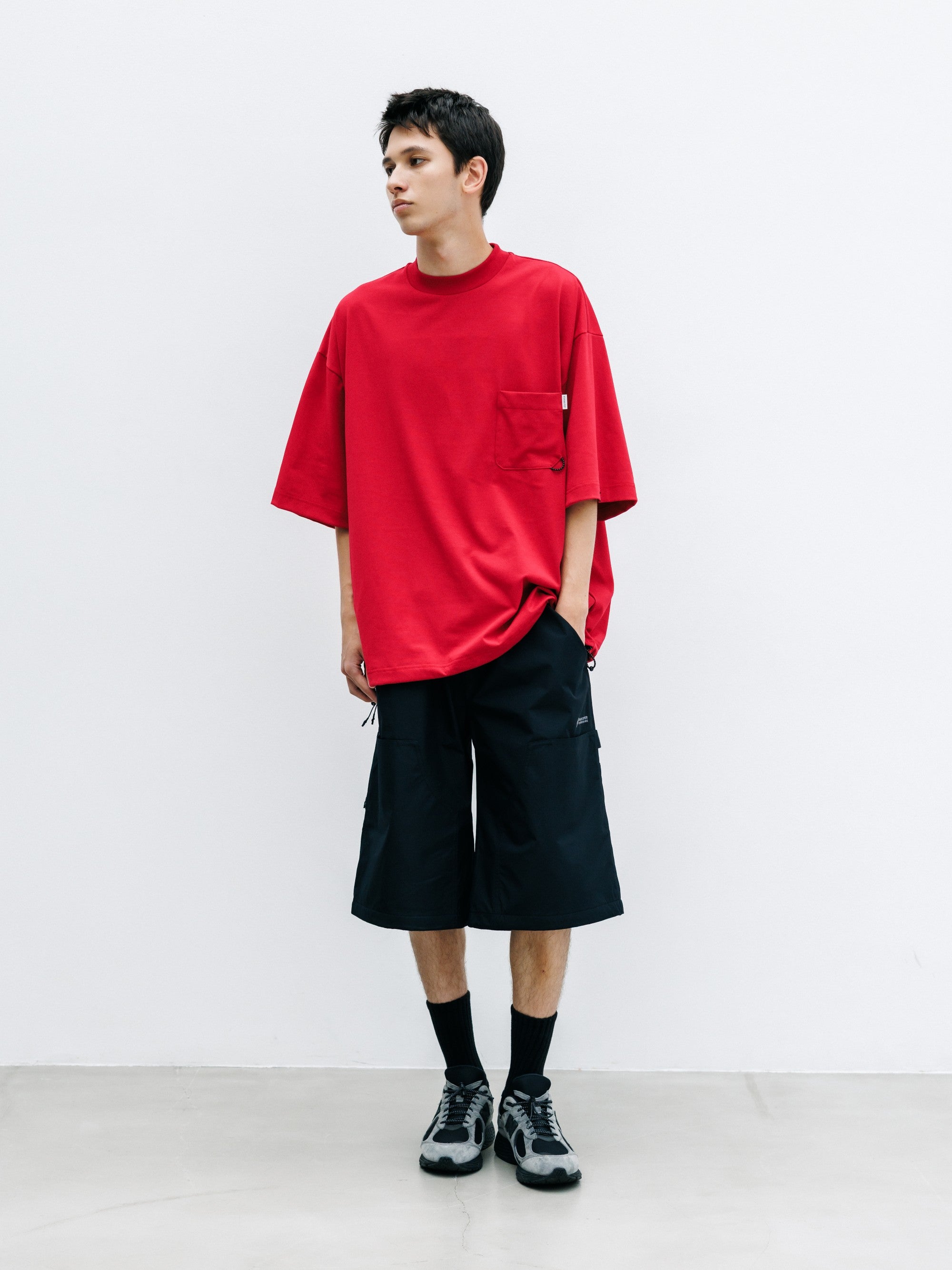 【7.22 WED 20:00- IN STOCK】TECH POCKET S/S T-SHIRT (RED)