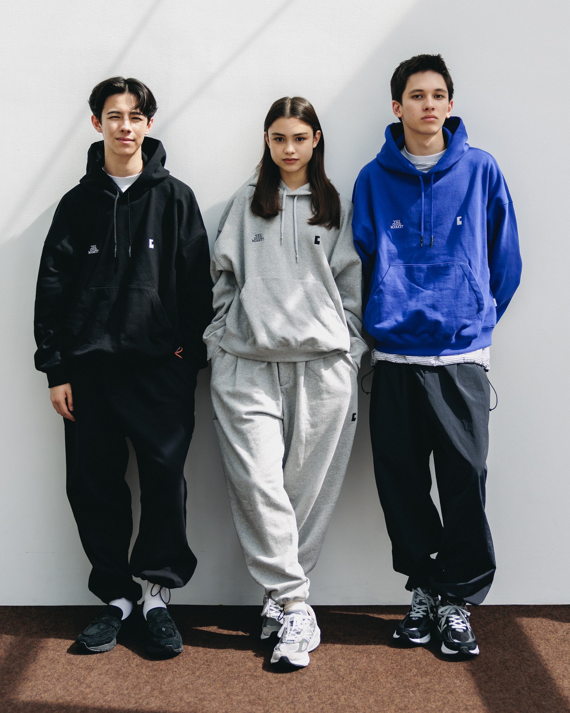 【10.15 WED 20:00- IN STOCK】"C"SWEAT HOODIE FOR YGM (GRAY)