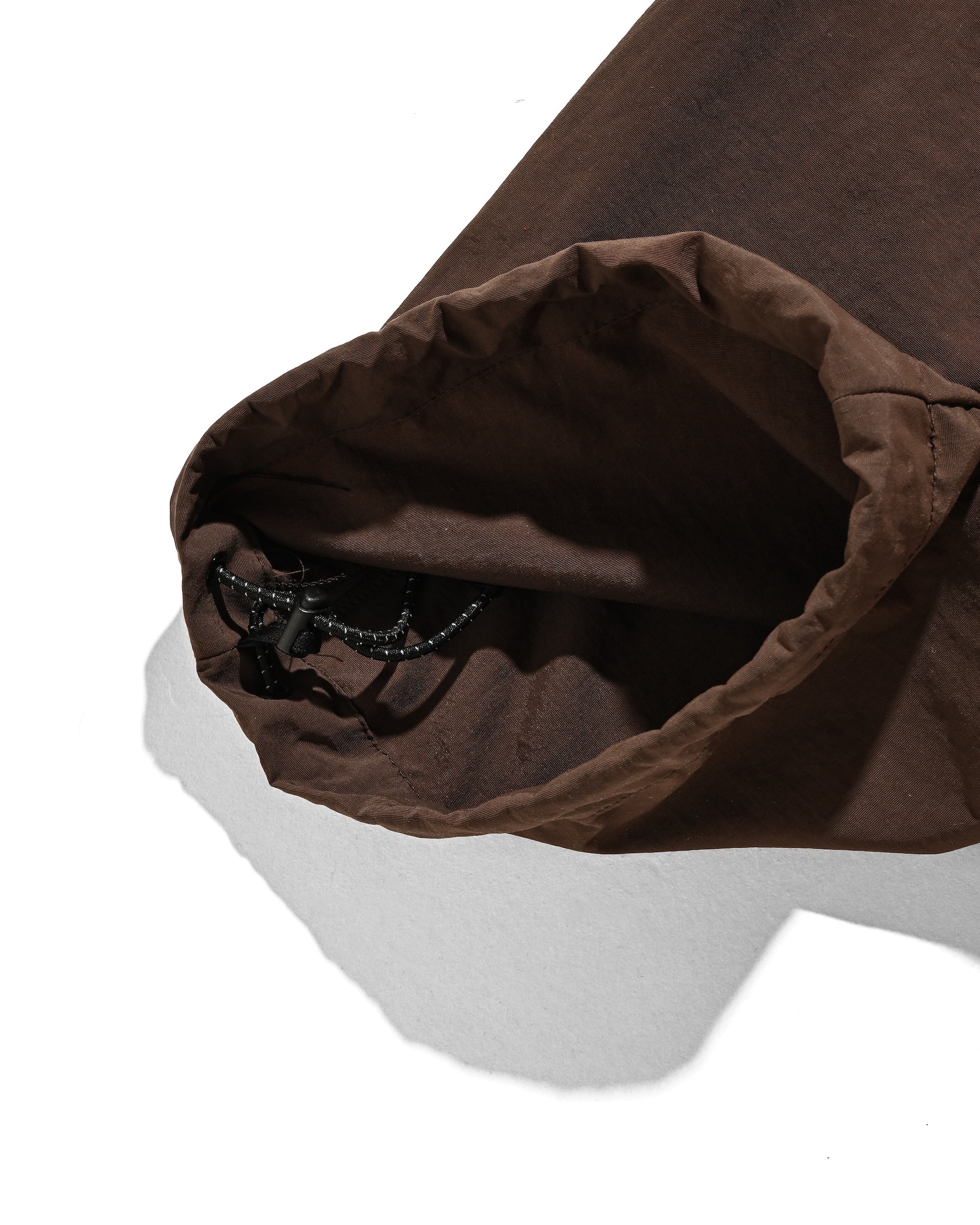 【10.15 WED 20:00- IN STOCK】WATER REPELLENT NYLON CITY UNIFORM WIDE TAPERED PANTS FOR YGM (BROWN×ORANGE)
