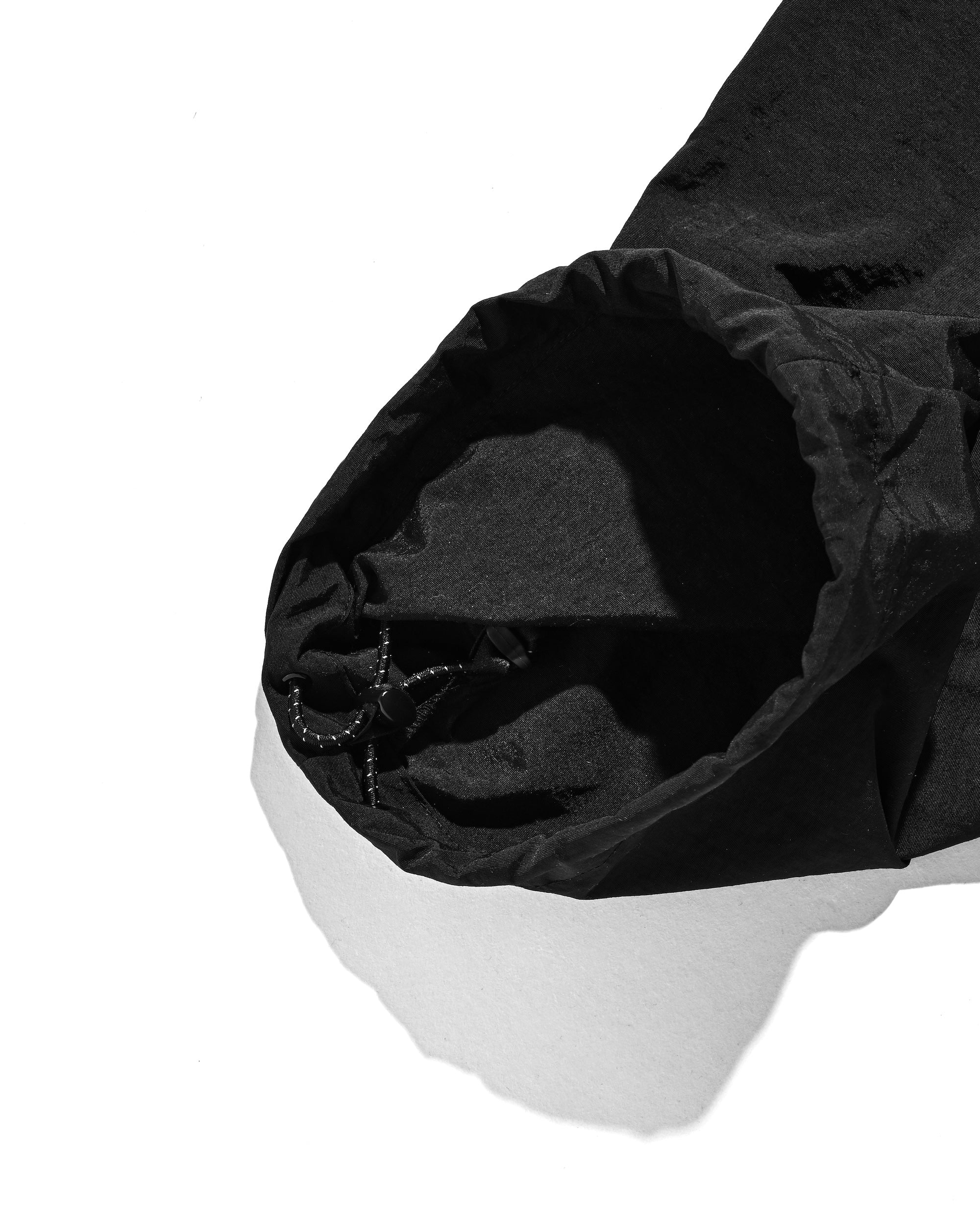 【10.15 WED 20:00- IN STOCK】WATER REPELLENT NYLON CITY UNIFORM WIDE TAPERED PANTS FOR YGM (BLACK×WHITE)