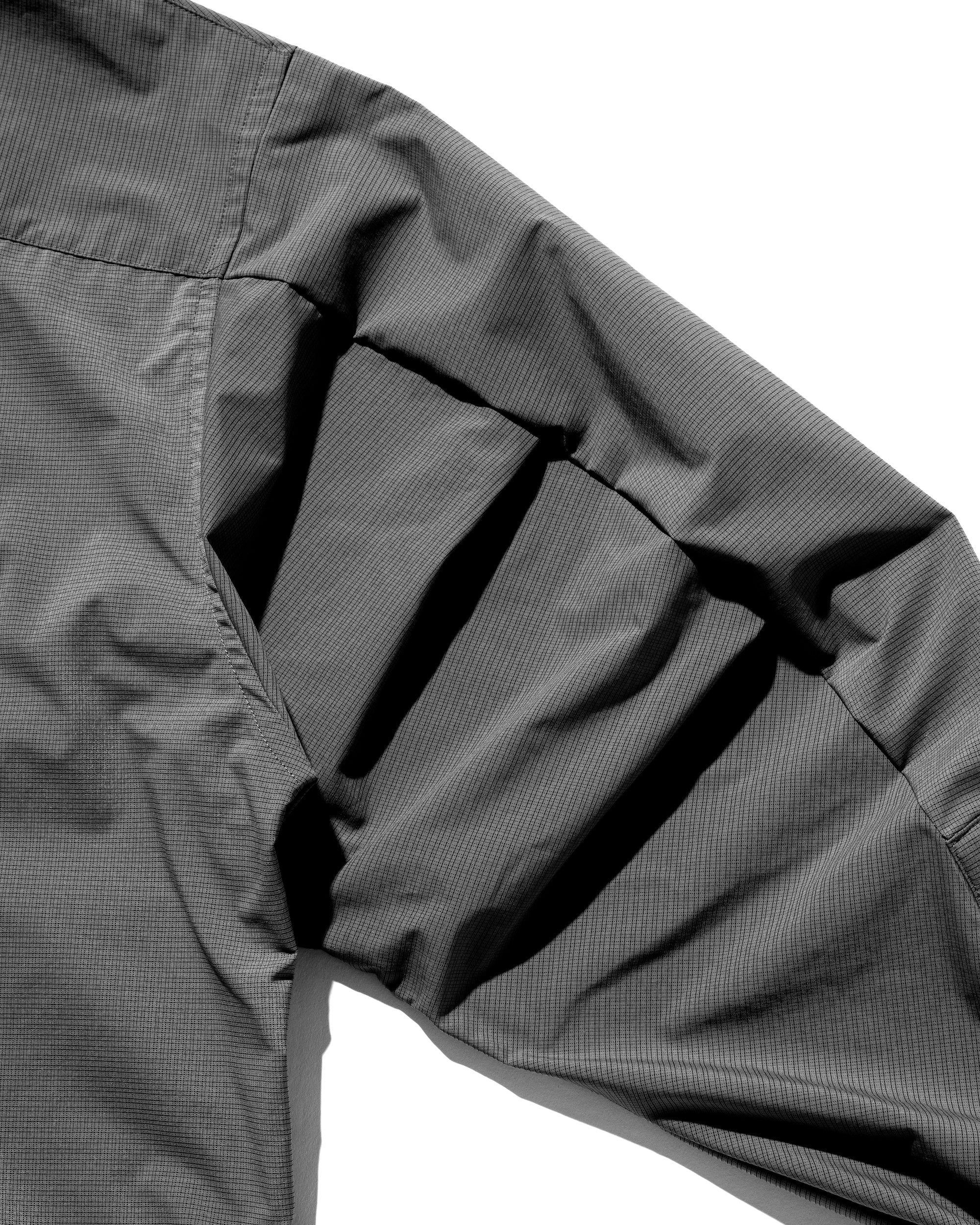 【5.6 TUE 20:00- IN STOCK】MINI PLAID L/S PULLOVER SHIRT (CHARCOAL)