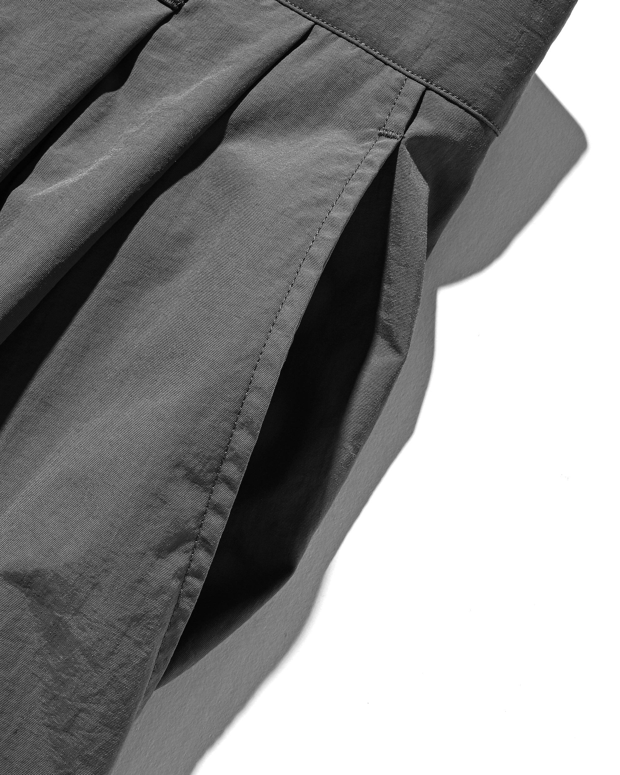【10.15 WED 20:00- IN STOCK】WATER REPELLENT NYLON CITY UNIFORM WIDE TAPERED PANTS FOR YGM (GRAY×GRAY)
