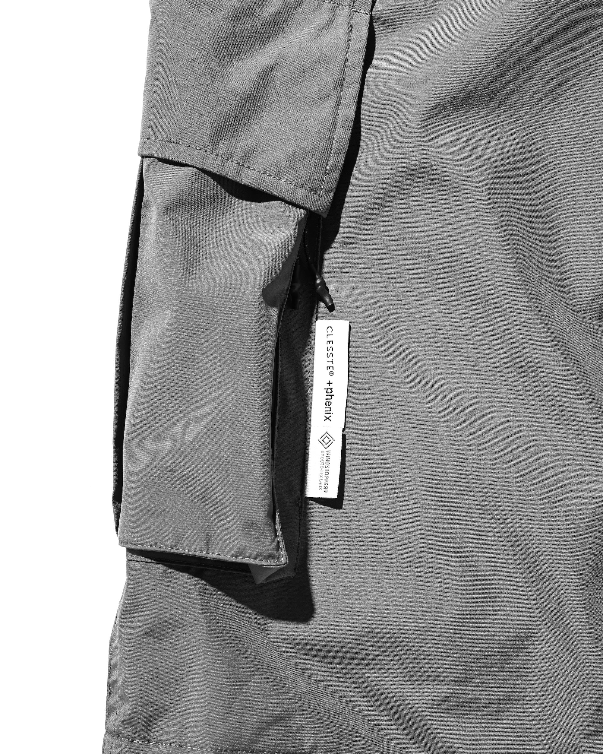 +phenix WINDSTOPPER® BY GORE-TEX LABS CITY MILITARY HALF PANTS 003 (GRAPHAITE GRAY)