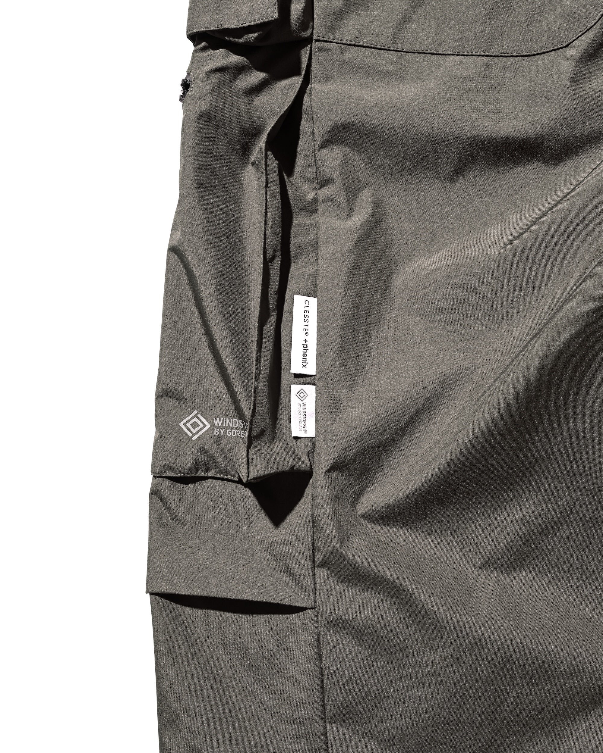 +phenix WINDSTOPPER® by GORE-TEX LABS CITY MILITARY CURVE PANTS (ASPHALT GRAY)