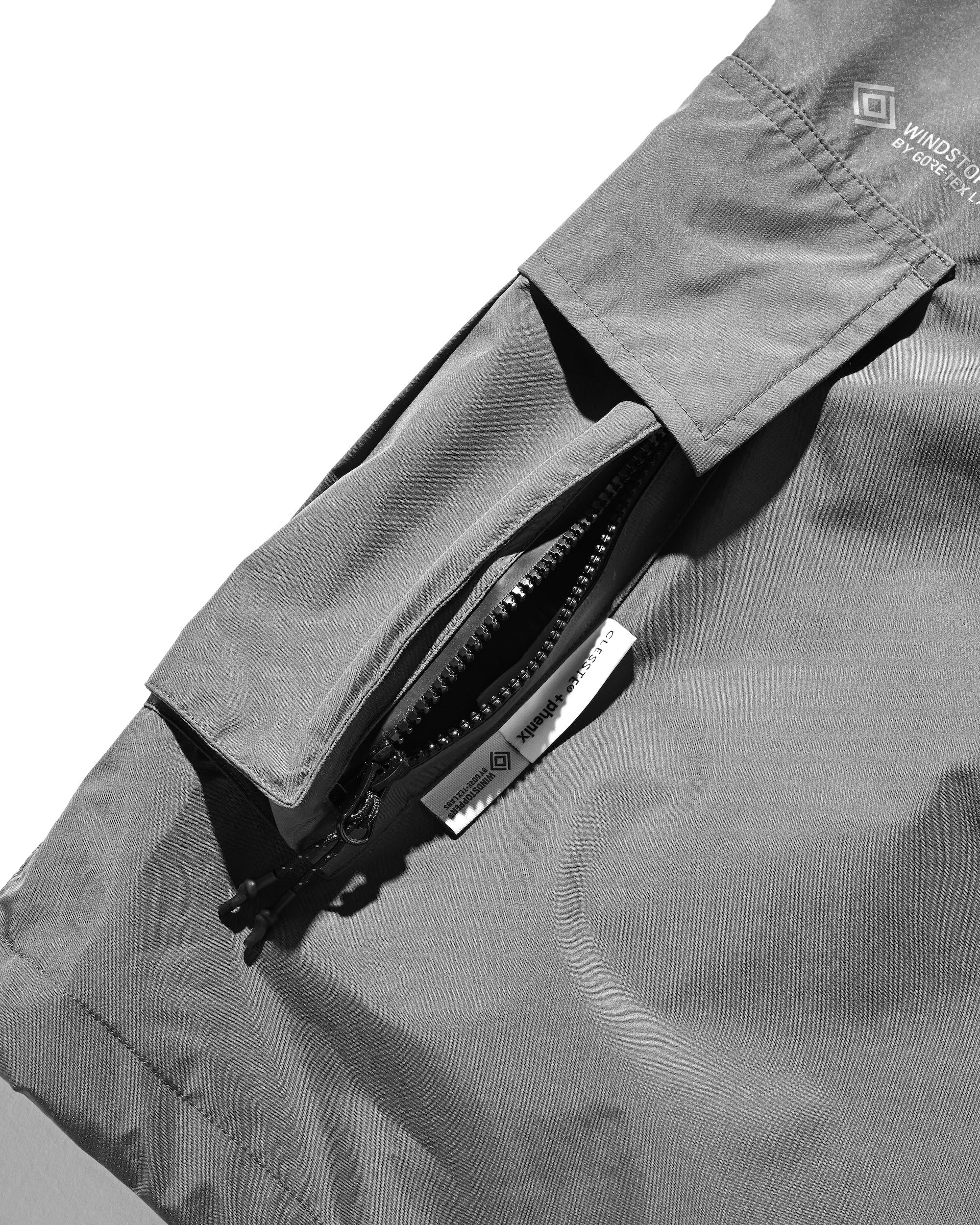+phenix WINDSTOPPER® BY GORE-TEX LABS CITY MILITARY HALF PANTS 003 (GRAPHAITE GRAY)