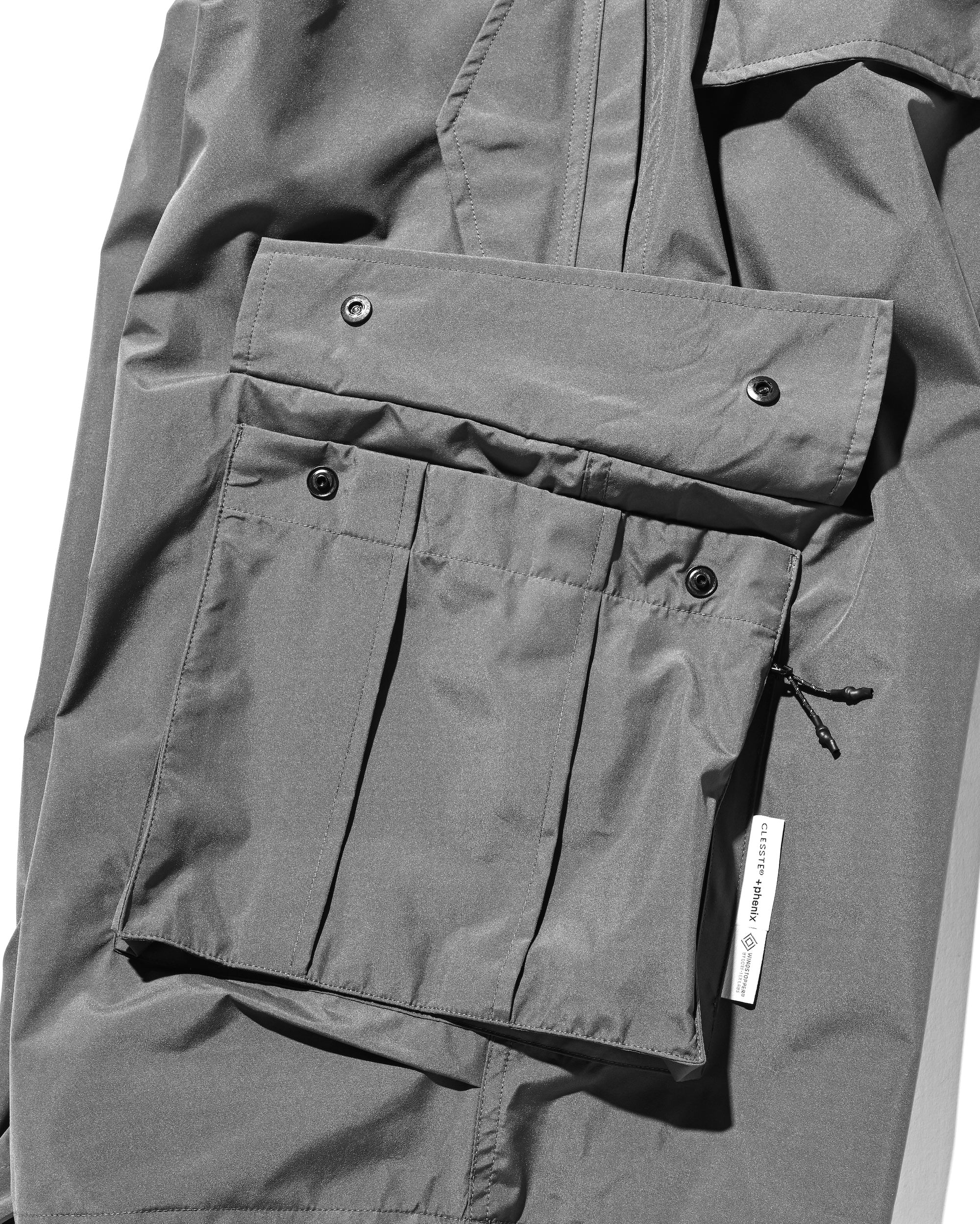 +phenix WINDSTOPPER® BY GORE-TEX LABS CITY MILITARY HALF PANTS 003 (GRAPHAITE GRAY)