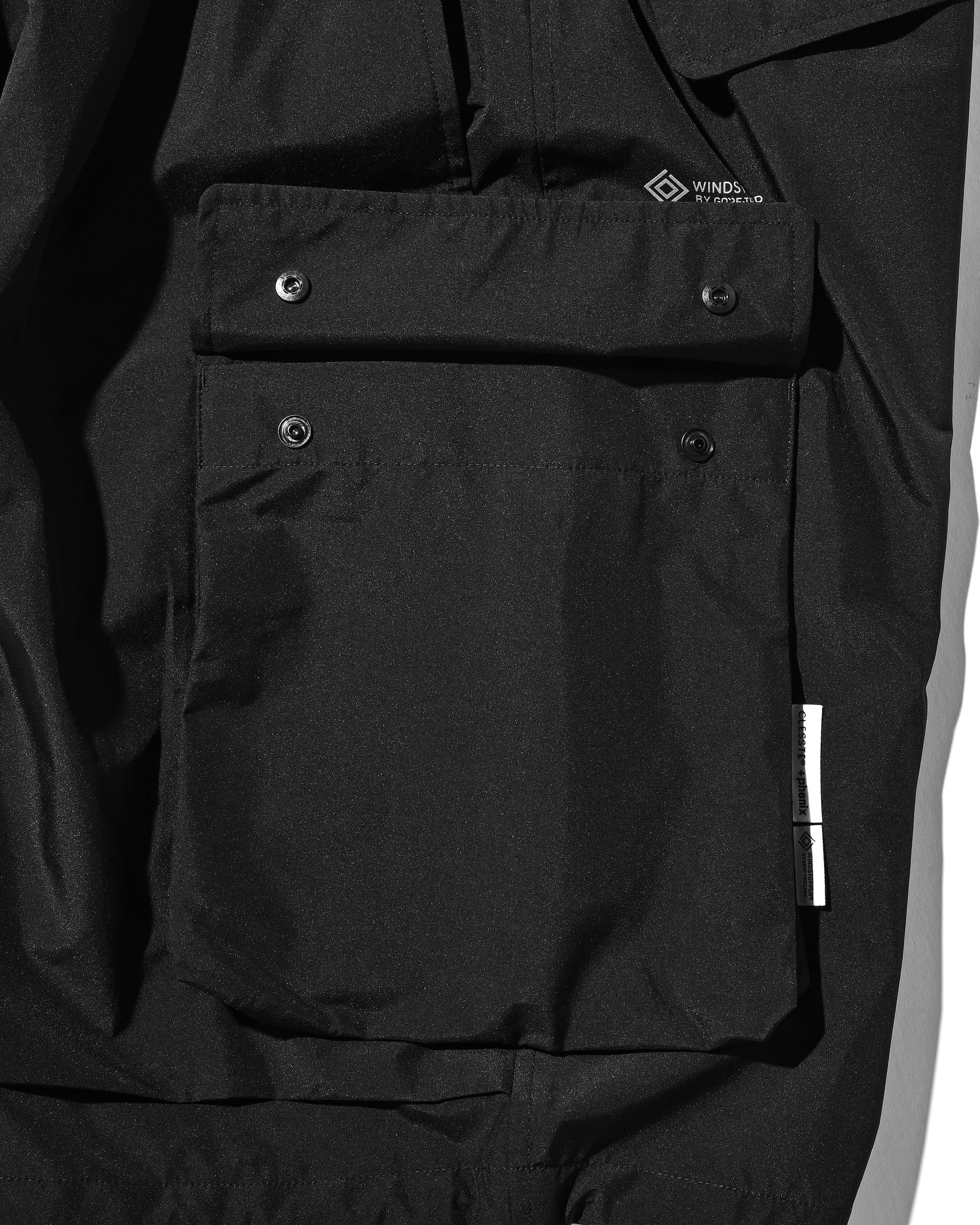 +phenix WINDSTOPPER® by GORE-TEX LABS CITY MILITARY HALF PANTS 001 (BLACK)