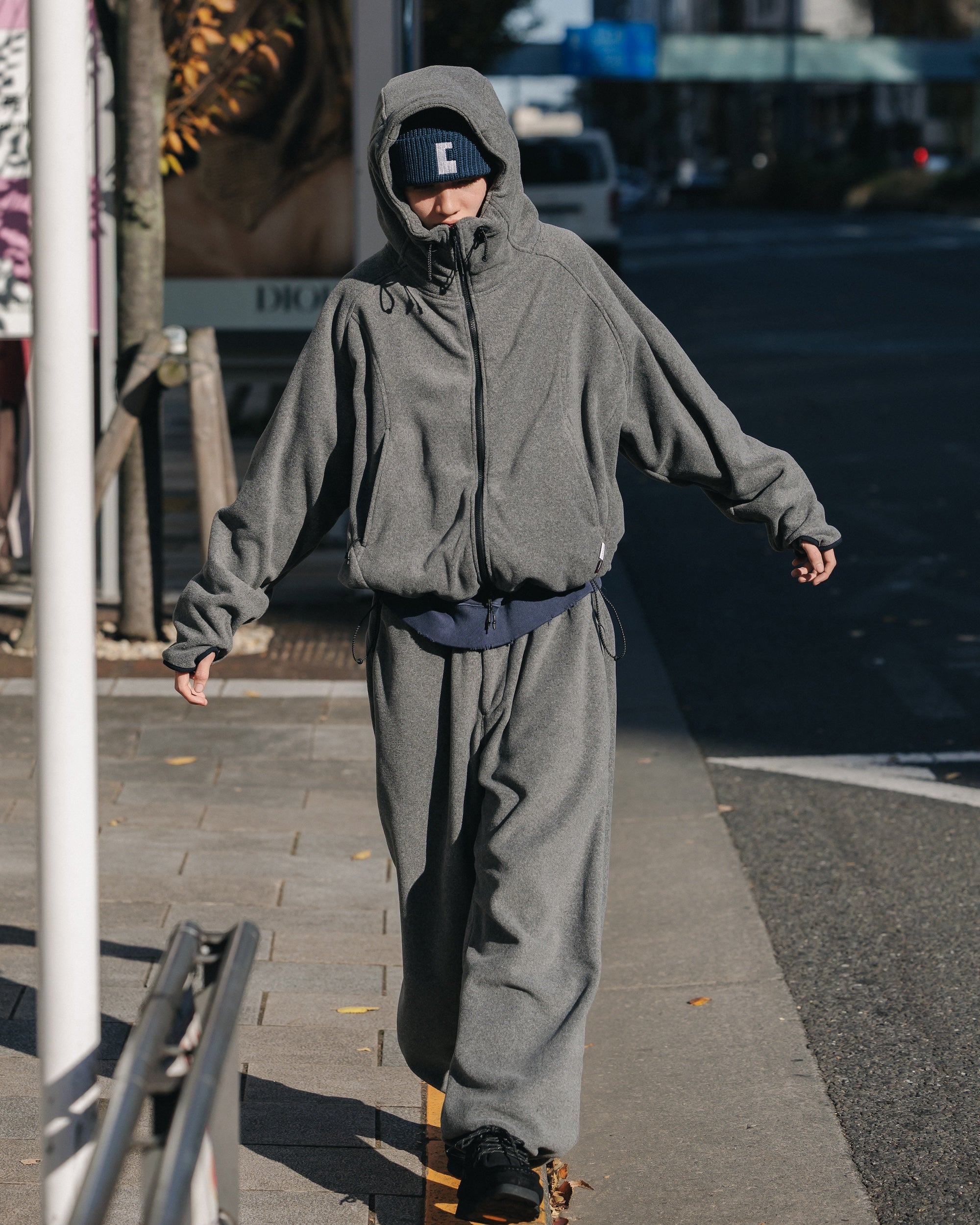 【10.12 SUN 20:00- IN STOCK】“C” COTTON KNIT CAP 001 (NAVY)