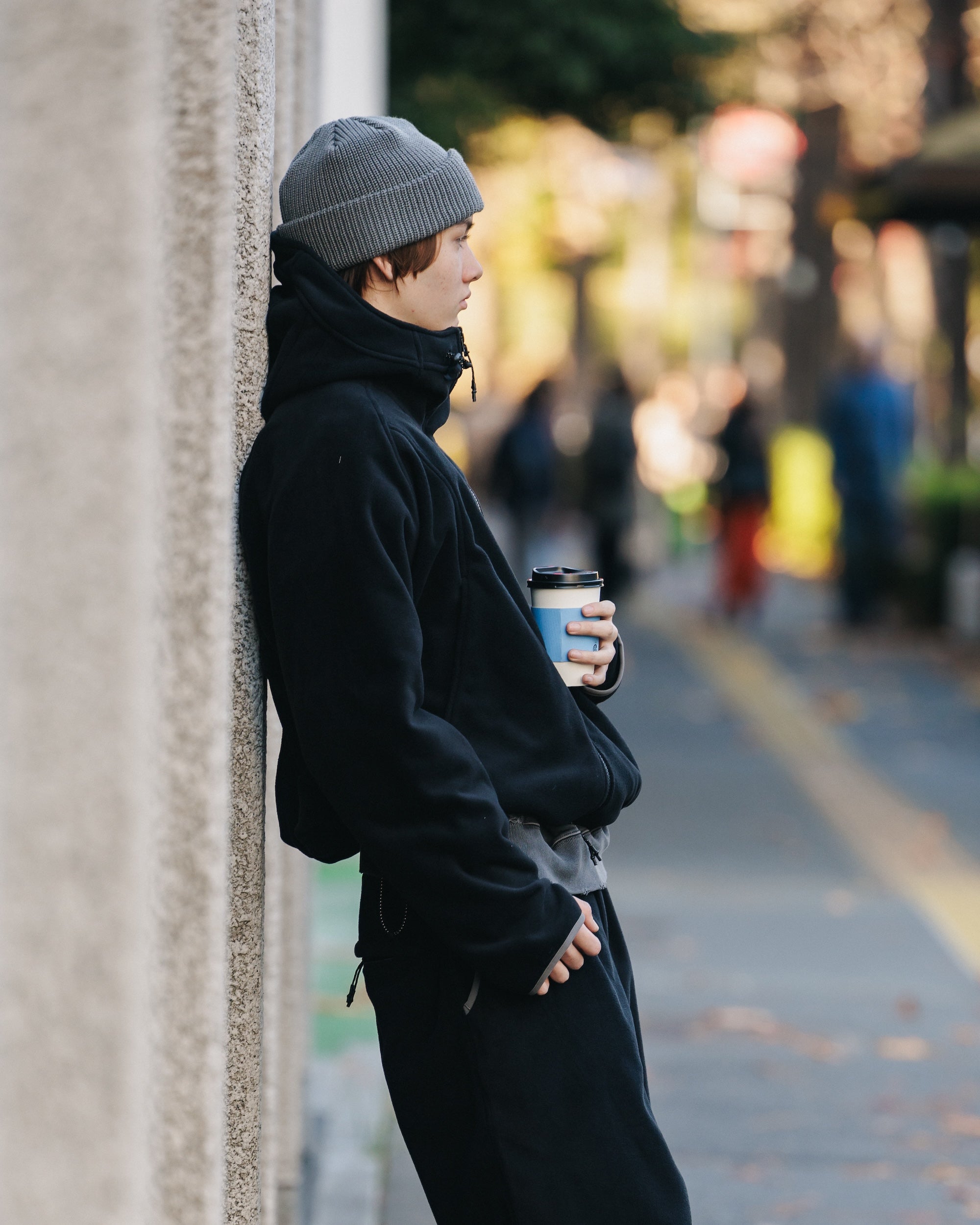 【10.12 SUN 20:00- IN STOCK】“C” COTTON KNIT CAP 001 (GRAY)