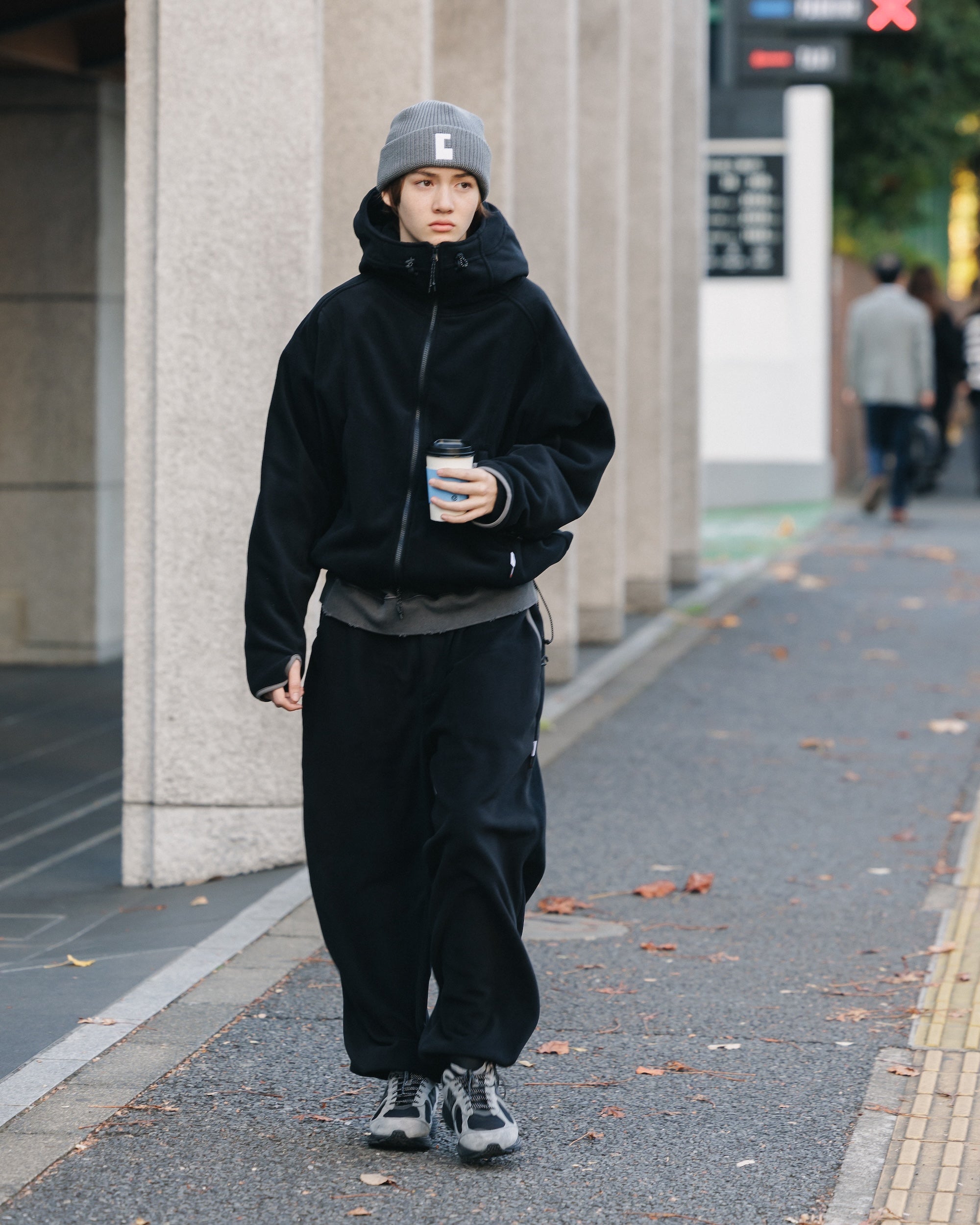【10.12 SUN 20:00- IN STOCK】“C” COTTON KNIT CAP 001 (GRAY)
