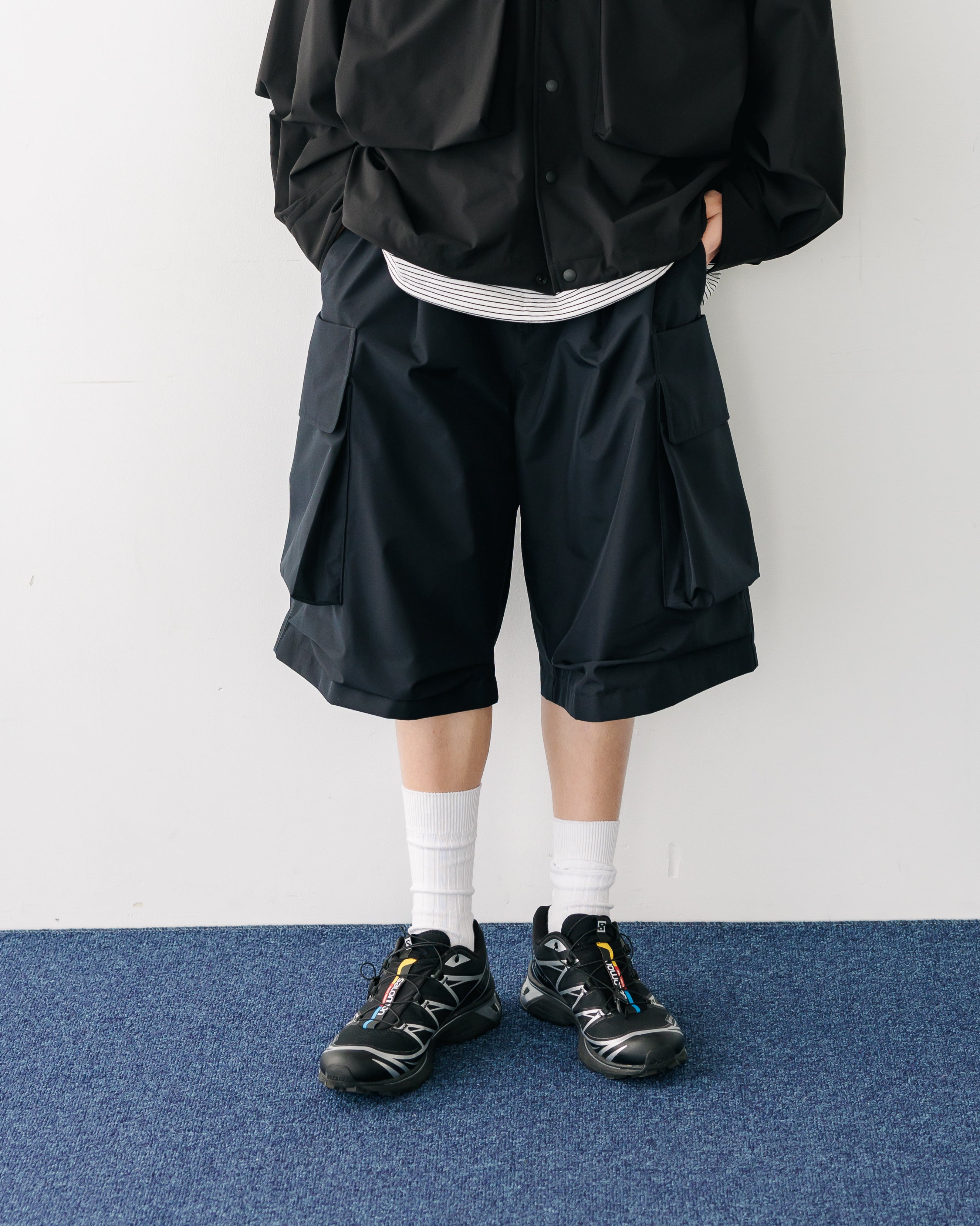 +phenix WINDSTOPPER® by GORE-TEX LABS CITY MILITARY HALF PANTS 001 (BLACK)