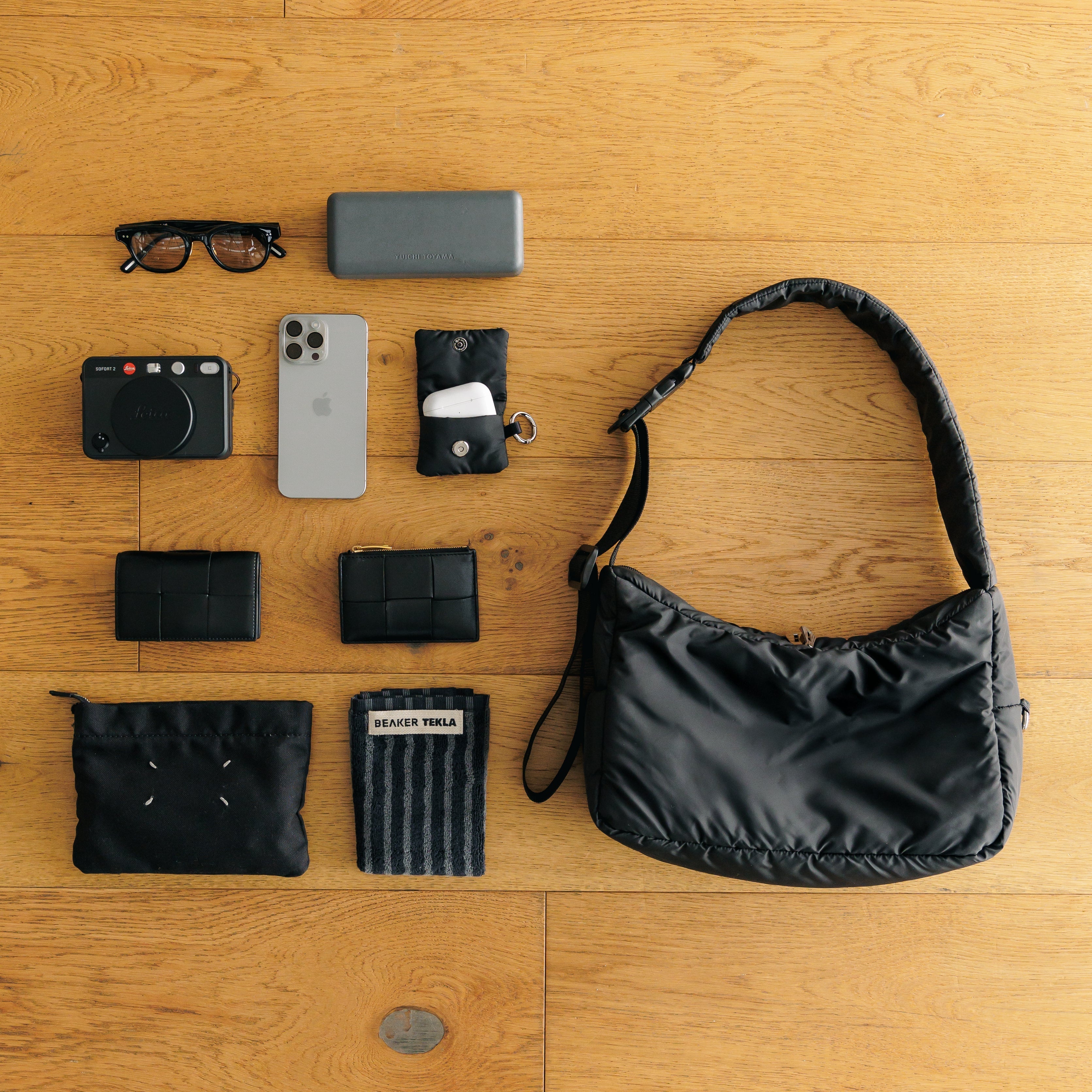 PADDED HOLIDAY BAG(BLACK)