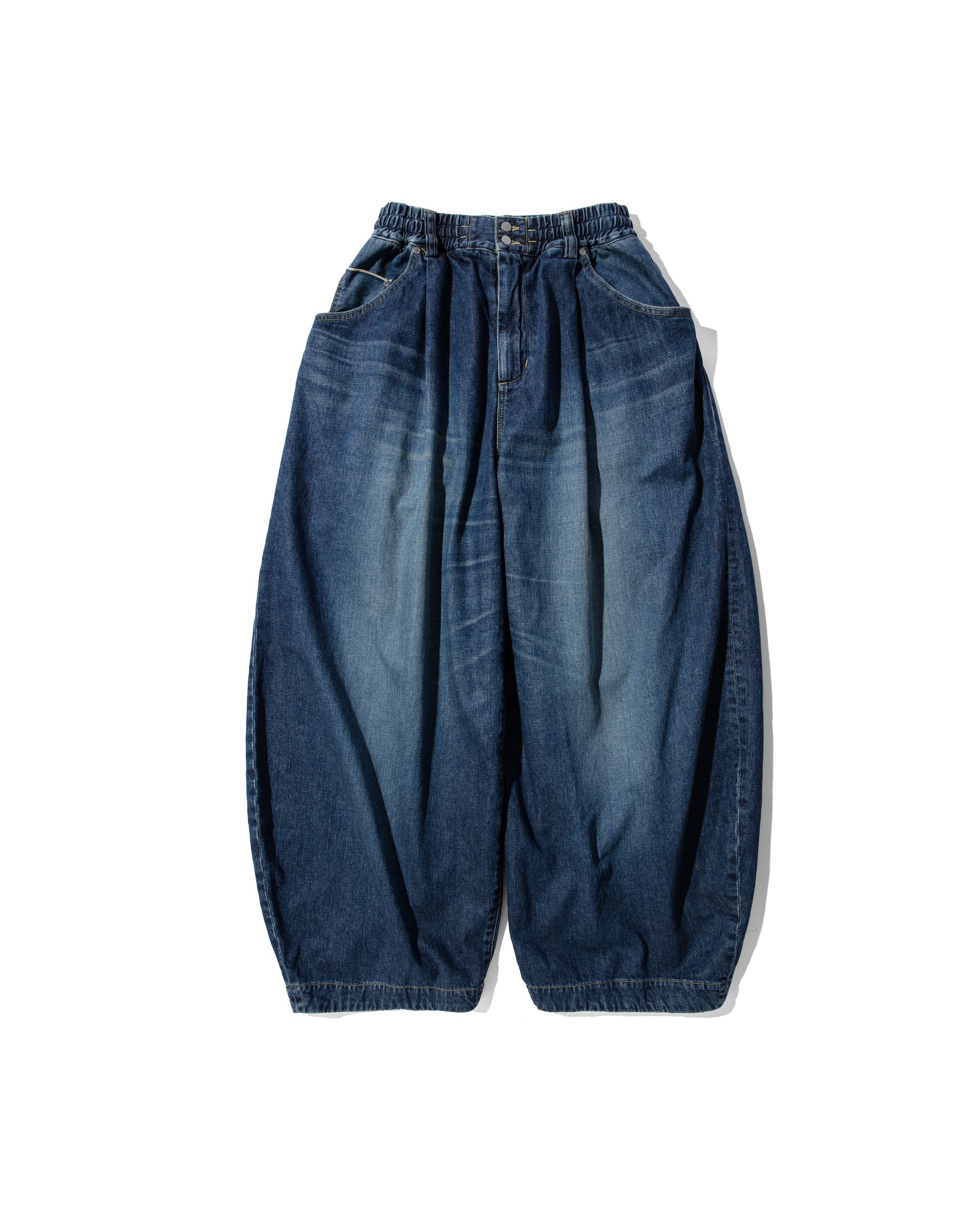 VINTAGE WASH SELVEDGE DENIM MASSIVE PANTS