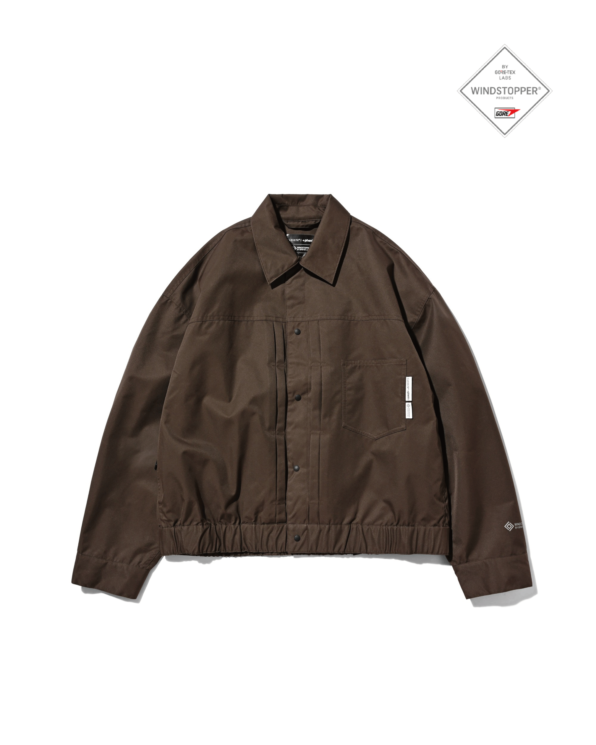 【10.28 WED 20:00- IN STOCK】 +phenix WINDSTOPPER® by GORE-TEX LABS TWILL CITY 1ST TYPE JACKET (URBAN BROWN)