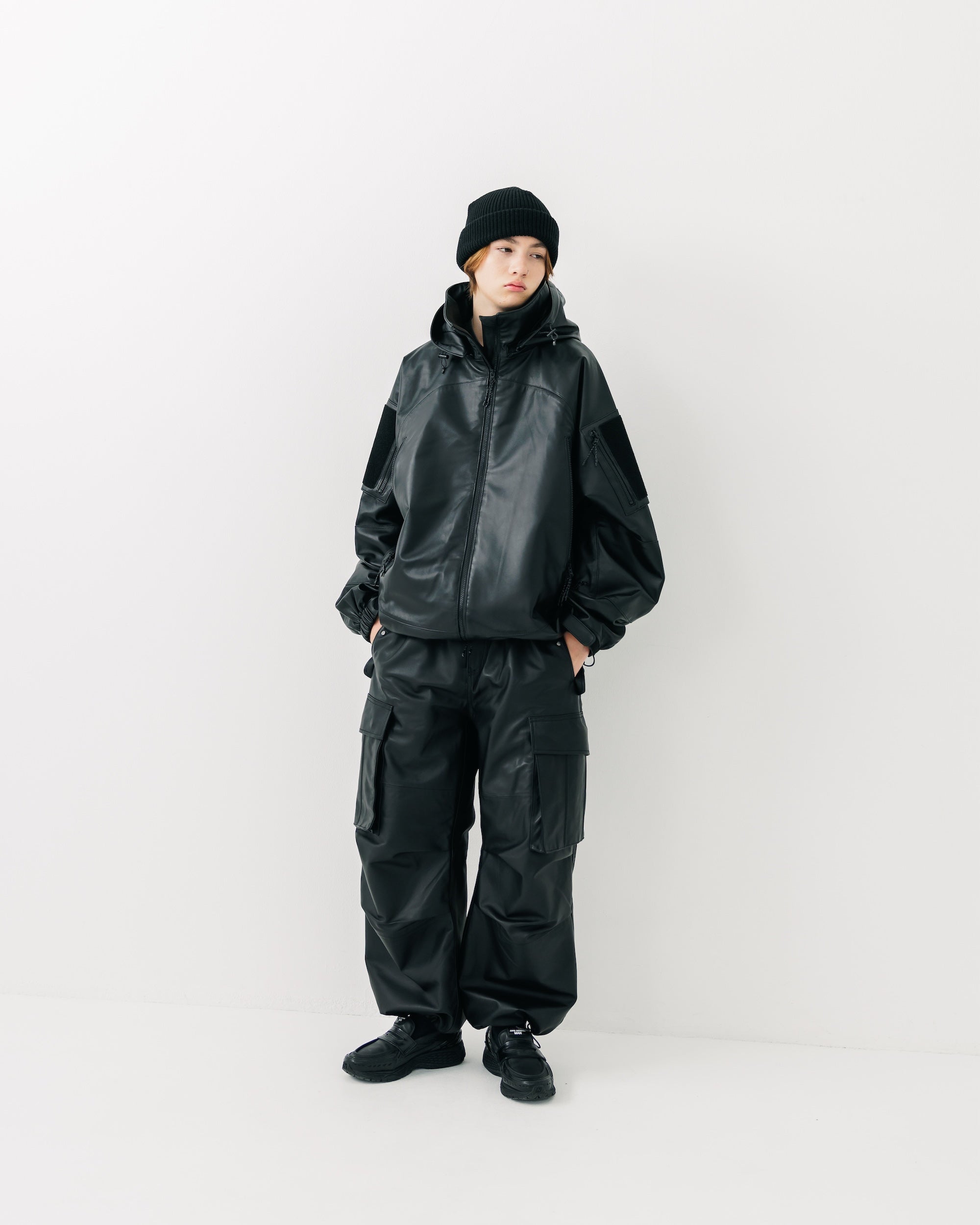 +phenix WINDSTOPPER® by GORE-TEX LABS LEATHER CITY MILITARY JACKET