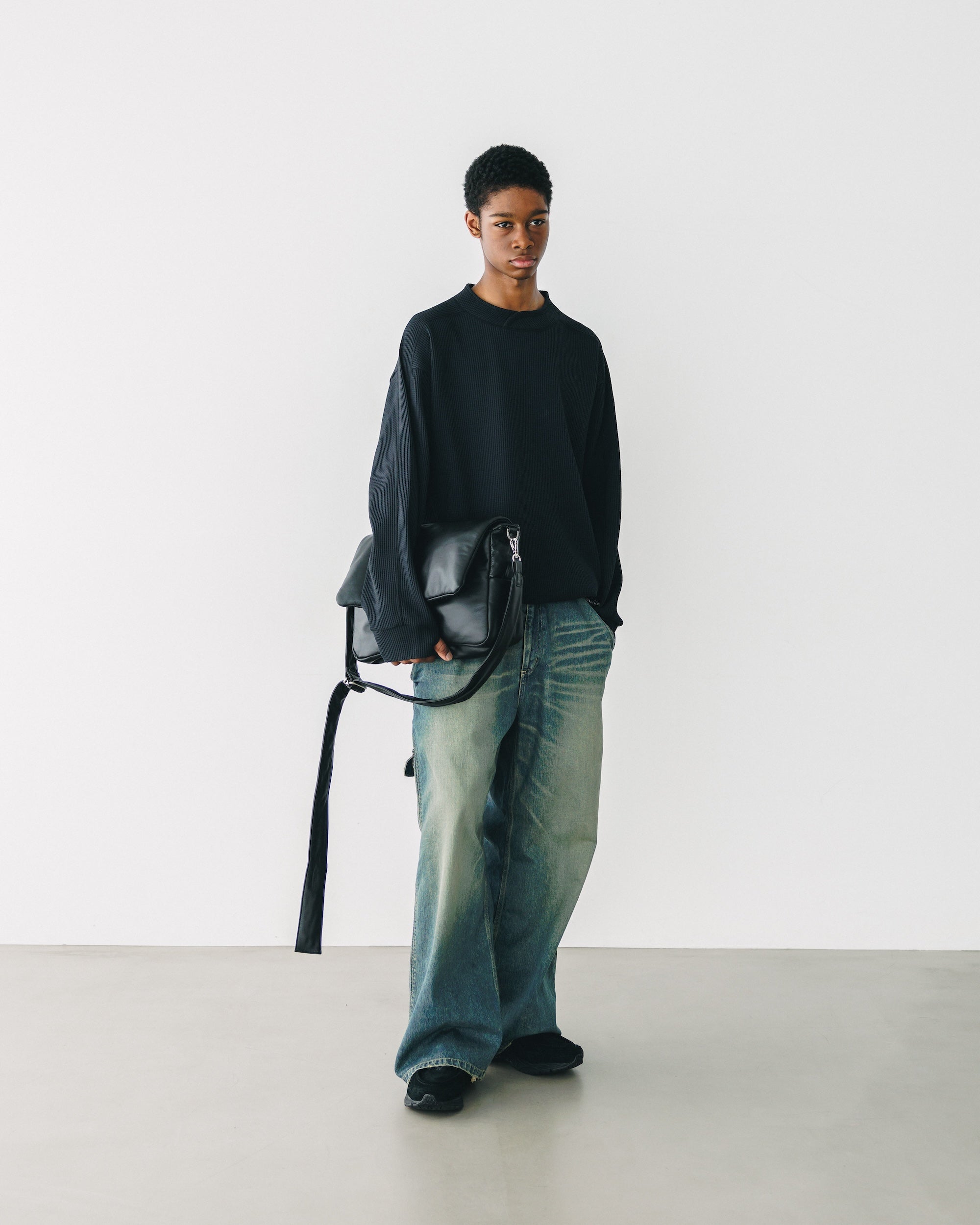 VINTAGE DYED SELVEDGE DENIM WORKER PANTS (VINTAGE INDIGO)