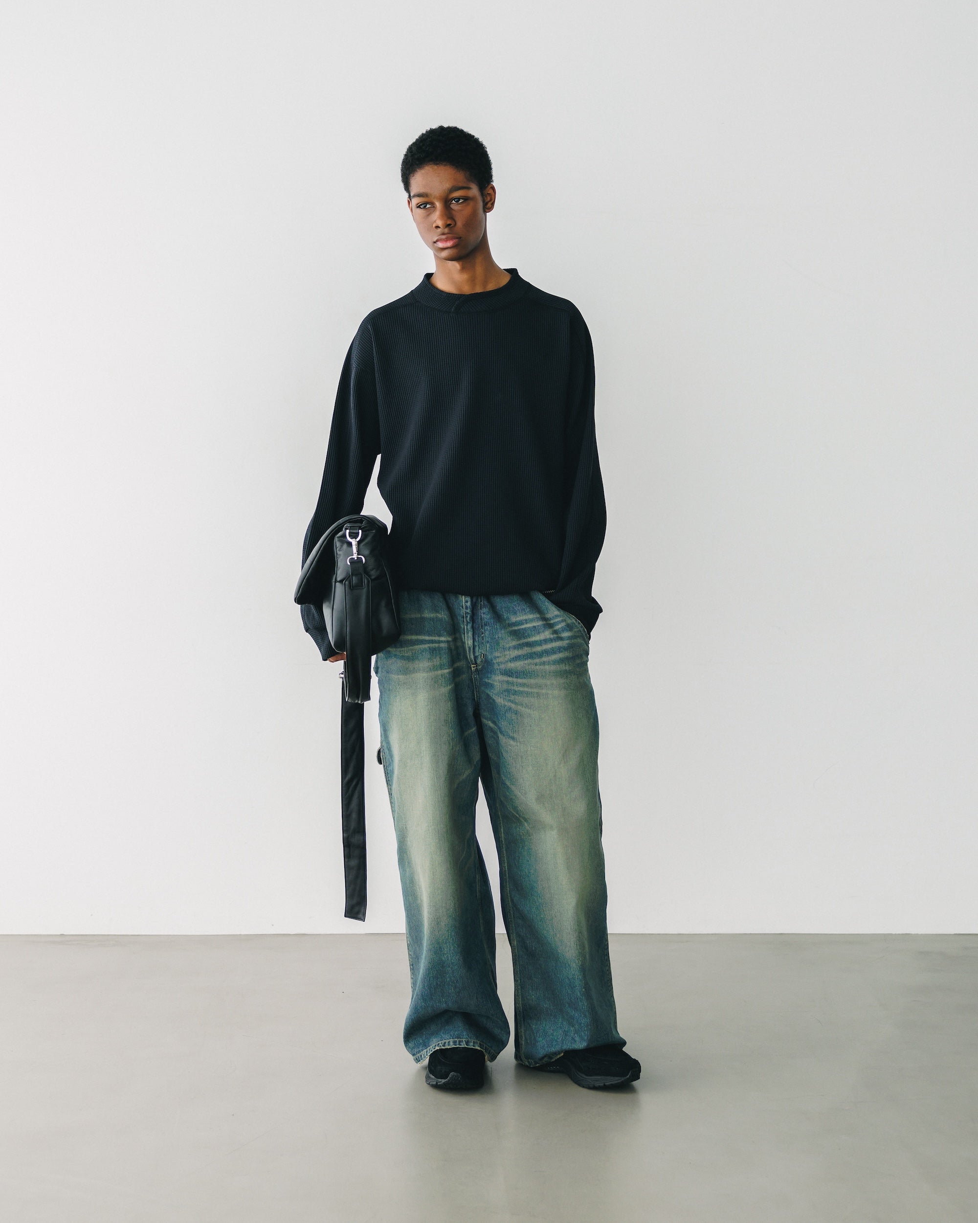 【11.5 WED 20:00- IN STOCK】VINTAGE DYED SELVEDGE DENIM WORKER PANTS (VINTAGE INDIGO)