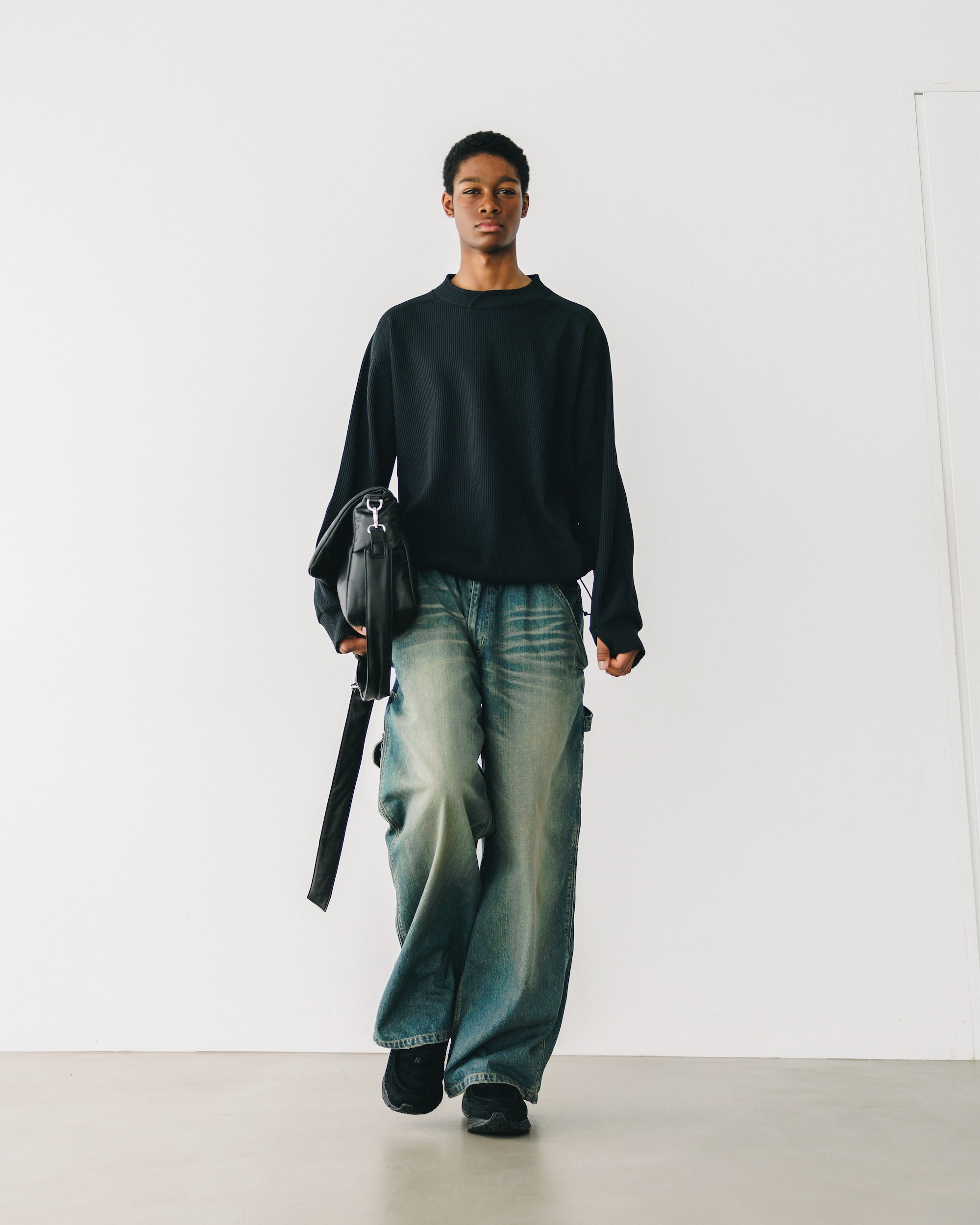 VINTAGE DYED SELVEDGE DENIM WORKER PANTS (VINTAGE INDIGO)
