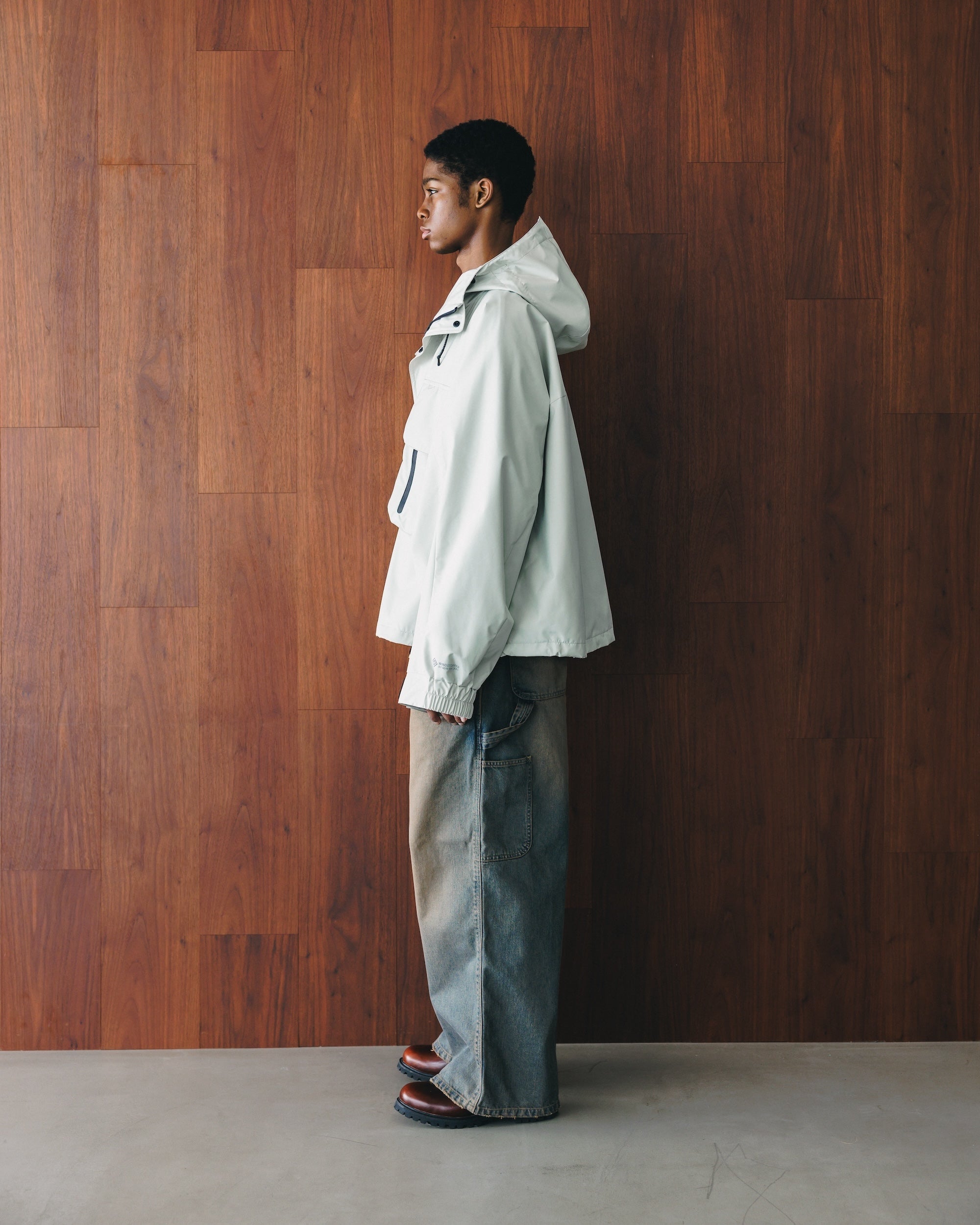 【11.5 WED 20:00- IN STOCK】VINTAGE DYED SELVEDGE DENIM WORKER PANTS (VINTAGE BROWN)