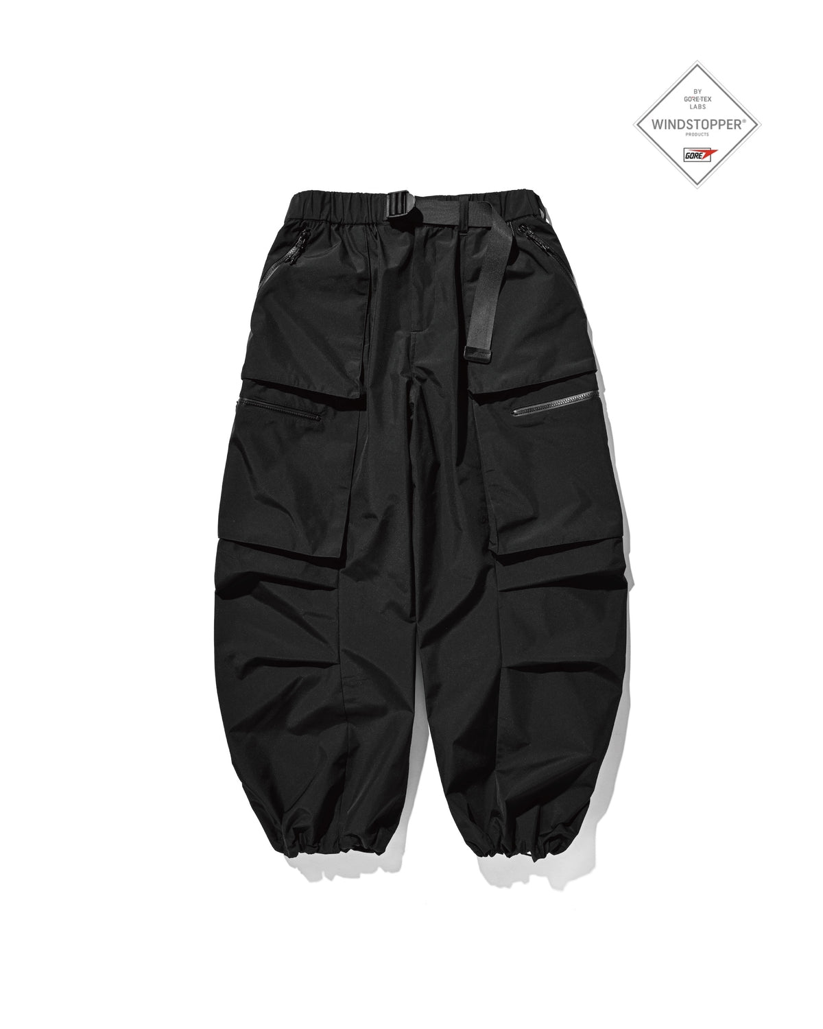 phenix WINDSTOPPER® by GORE-TEX LABS CITY BARREL LEG PANTS (BLACK 