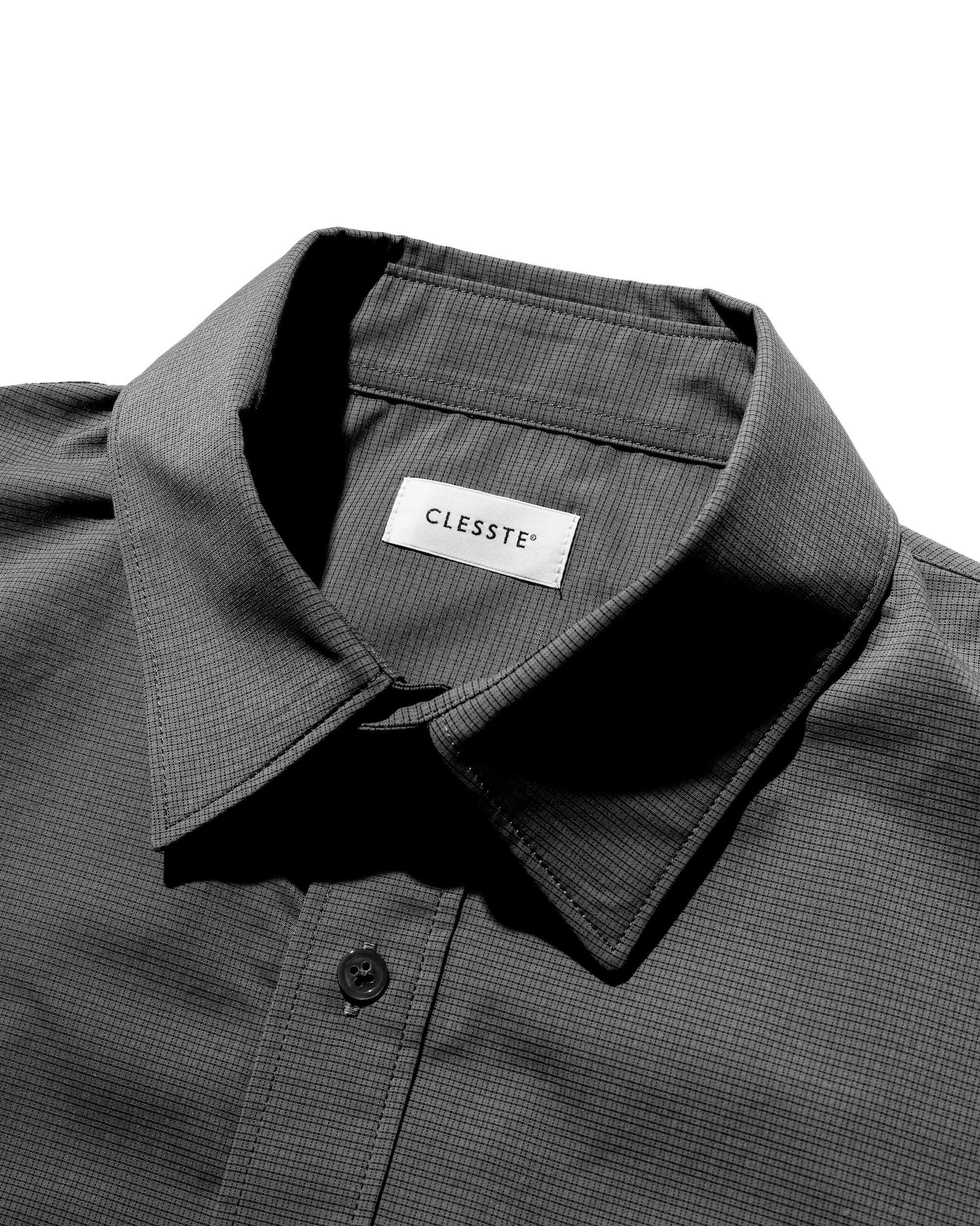 【5.6 TUE 20:00- IN STOCK】MINI PLAID L/S PULLOVER SHIRT (CHARCOAL)
