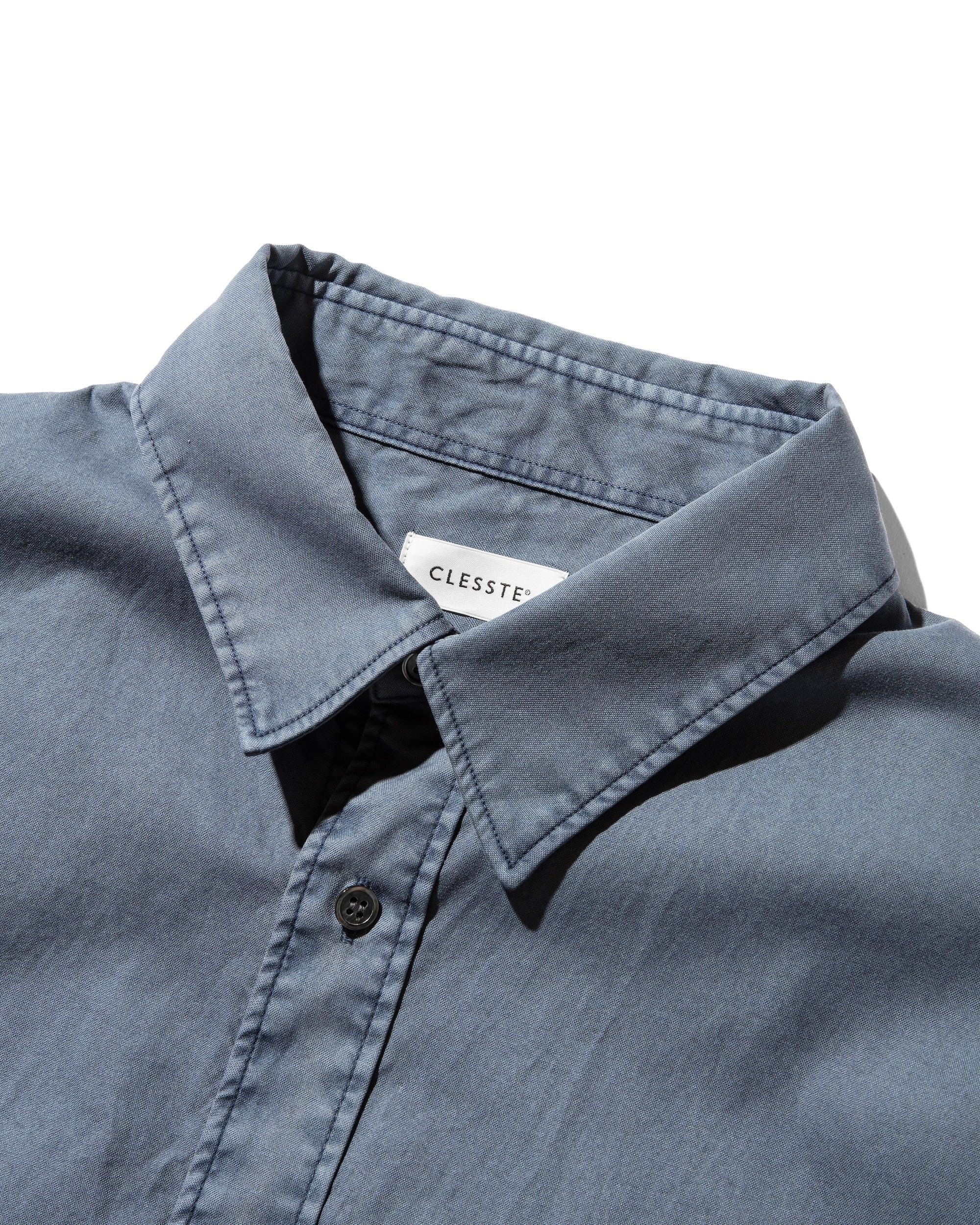 PIGMENT DYED OXFORD CITY SHIRT (FADE BLUE)