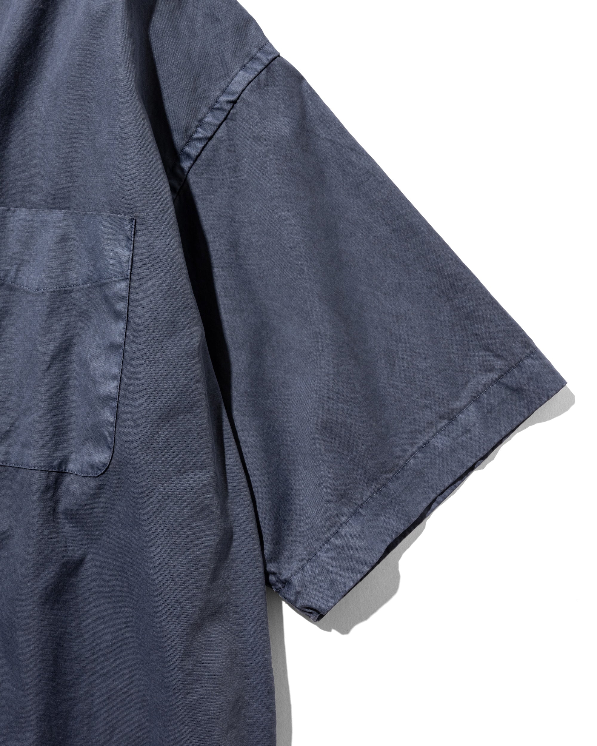 PIGMENT DYED OXFORD CITY S/S SHIRT (FADE BLUE)