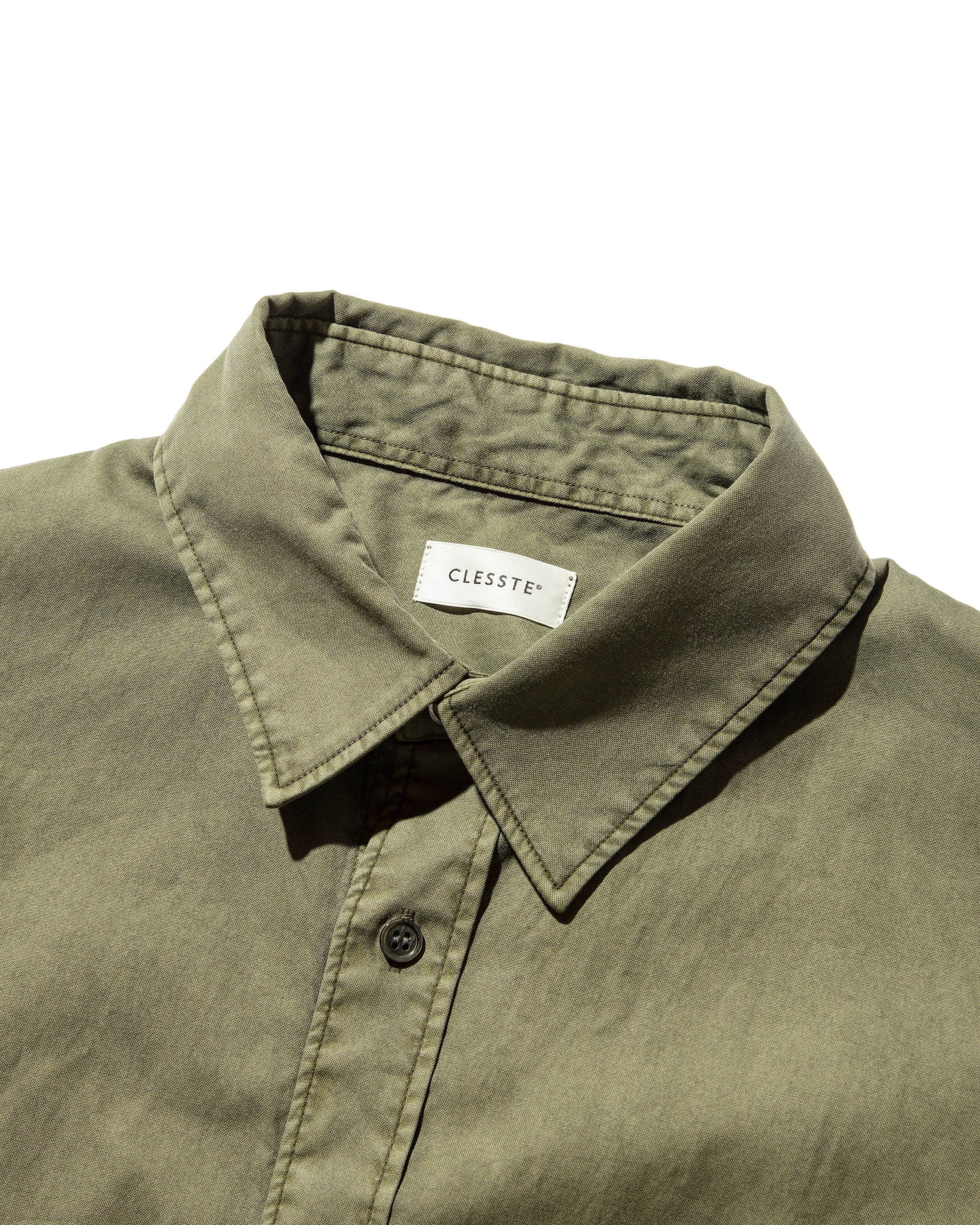 PIGMENT DYED OXFORD CITY SHIRT (FADE OLIVE)