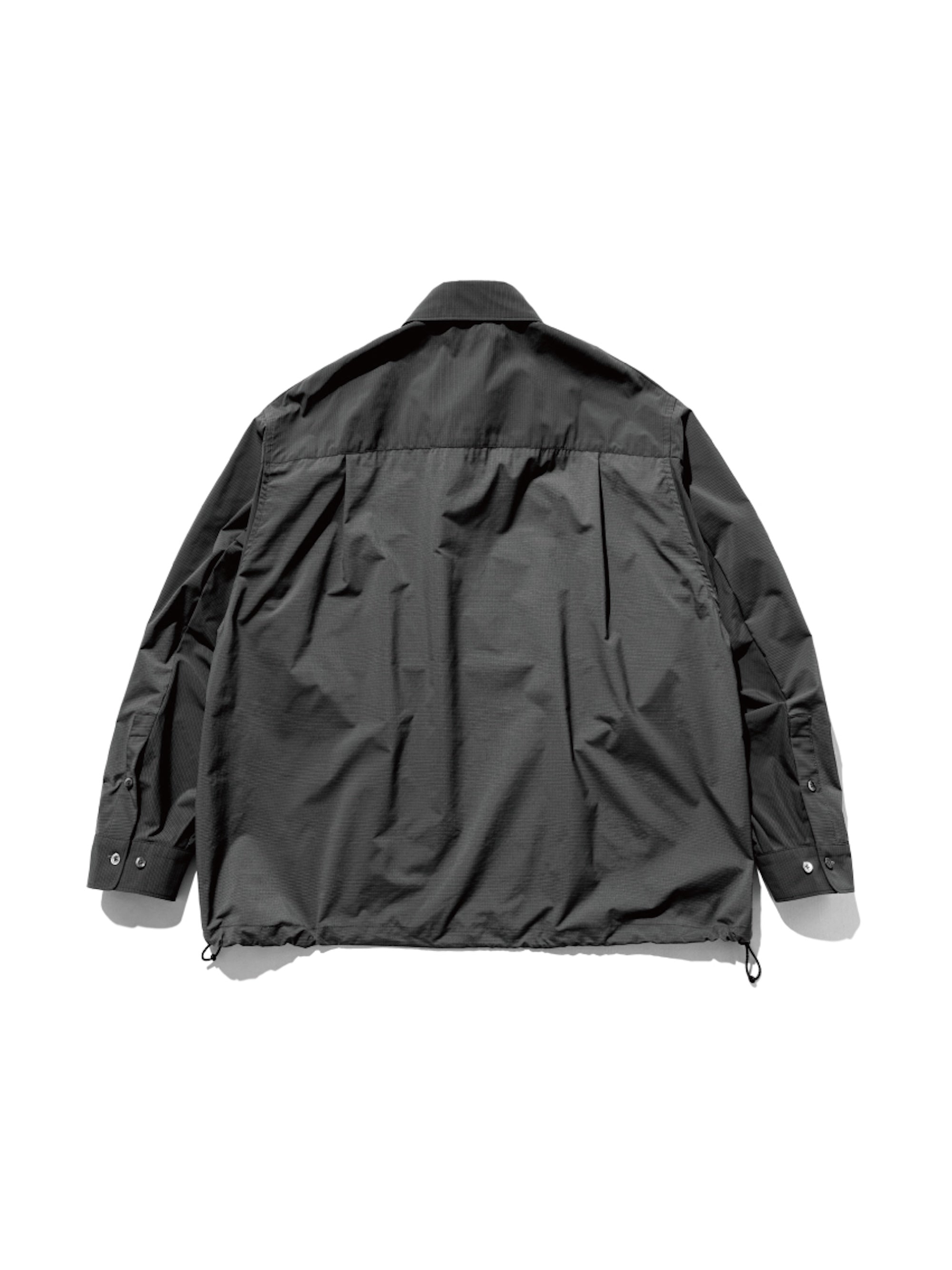 【5.6 TUE 20:00- IN STOCK】MINI PLAID L/S PULLOVER SHIRT (CHARCOAL)