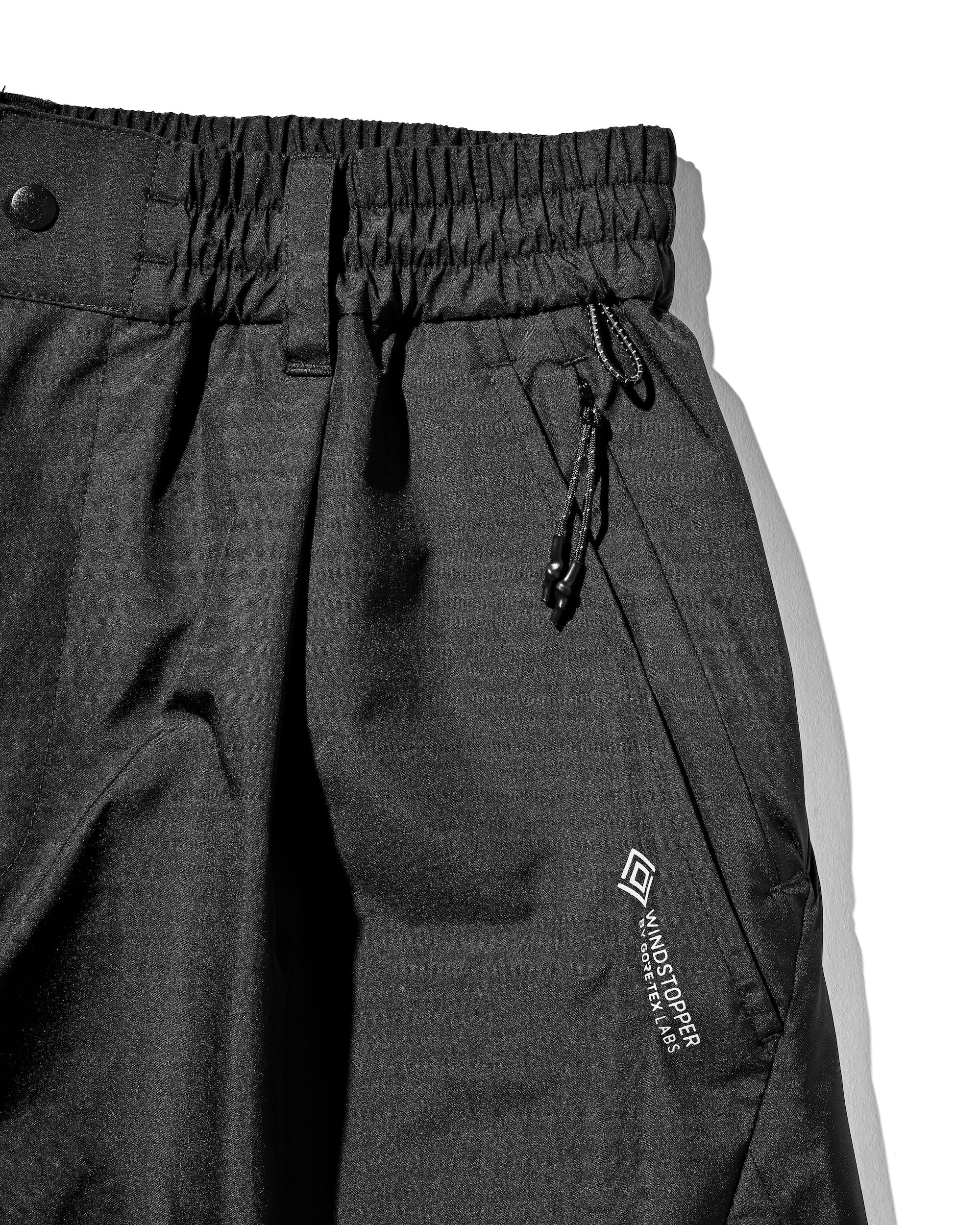 【5.28 WED 20:00- IN STOCK】+phenix WINDSTOPPER® by GORE-TEX LABS TECH MASSIVE TWISTED HALF PANTS (BLACK)