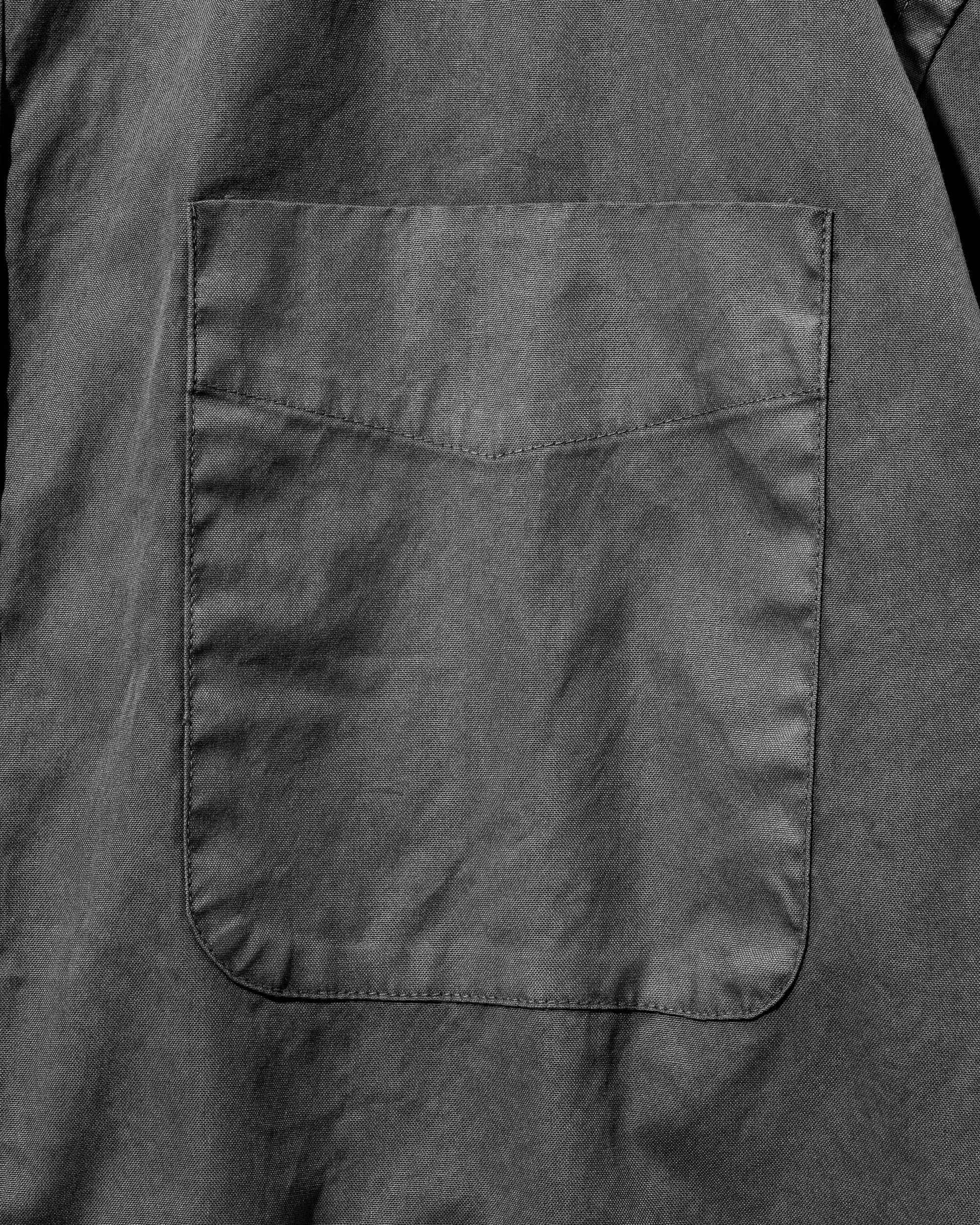 PIGMENT DYED OXFORD CITY S/S SHIRT (FADE BLACK)