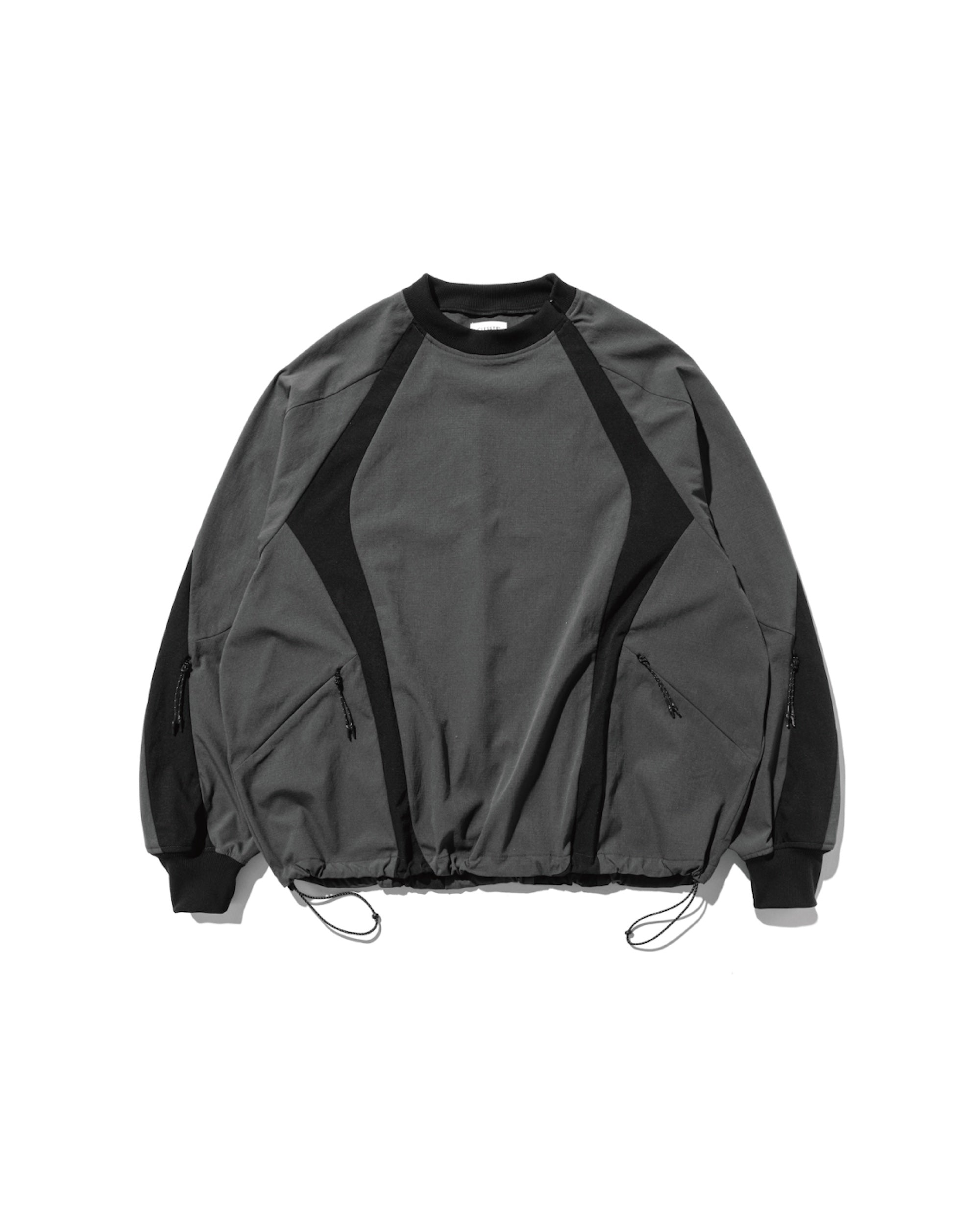 【5.3 SAT 20:00- IN STOCK】ACTIVE CITY PULLOVER (CHARCOAL×BLACK)