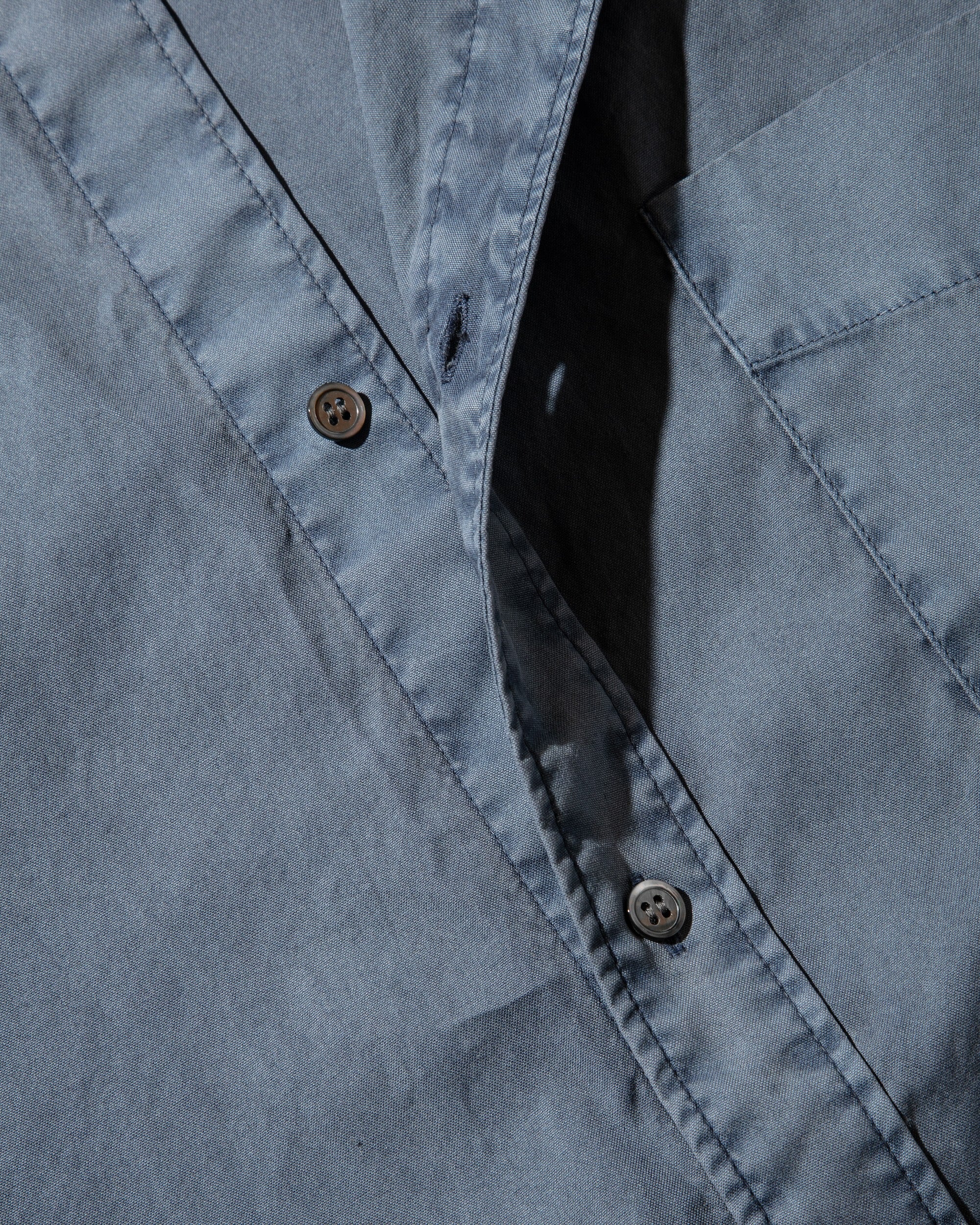 PIGMENT DYED OXFORD CITY SHIRT (FADE BLUE)