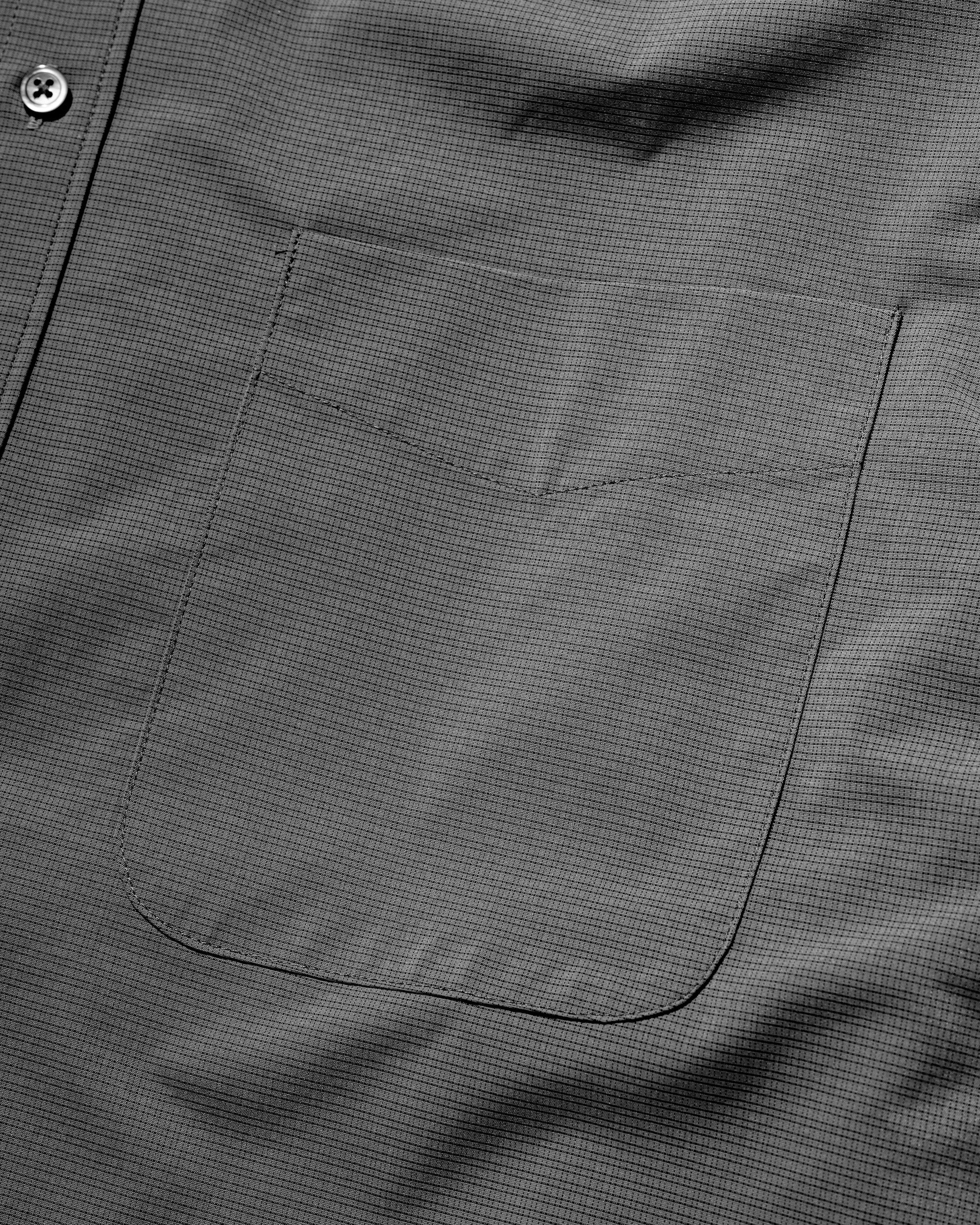 【5.6 TUE 20:00- IN STOCK】MINI PLAID L/S PULLOVER SHIRT (CHARCOAL)
