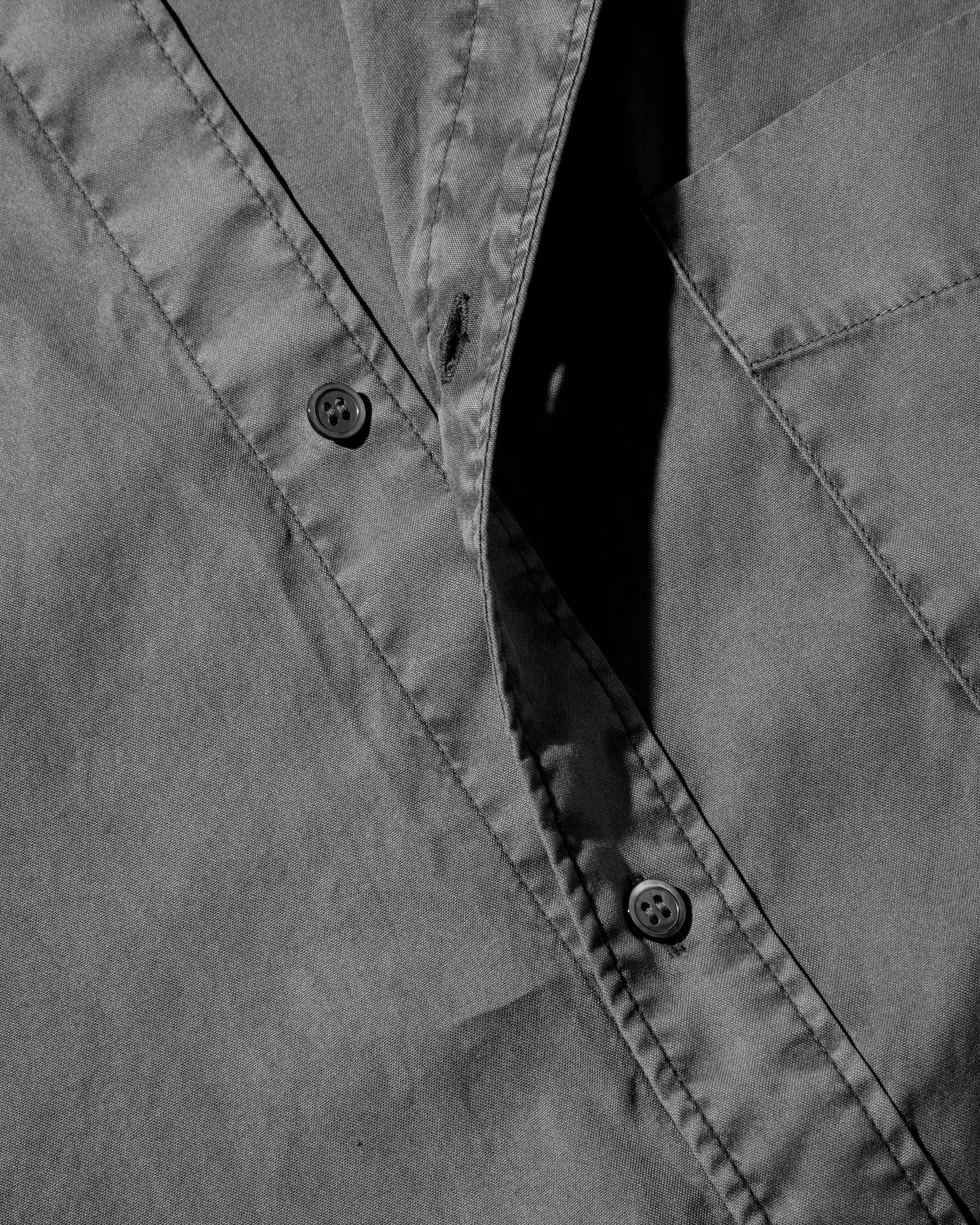 PIGMENT DYED OXFORD CITY SHIRT (FADE BLACK)