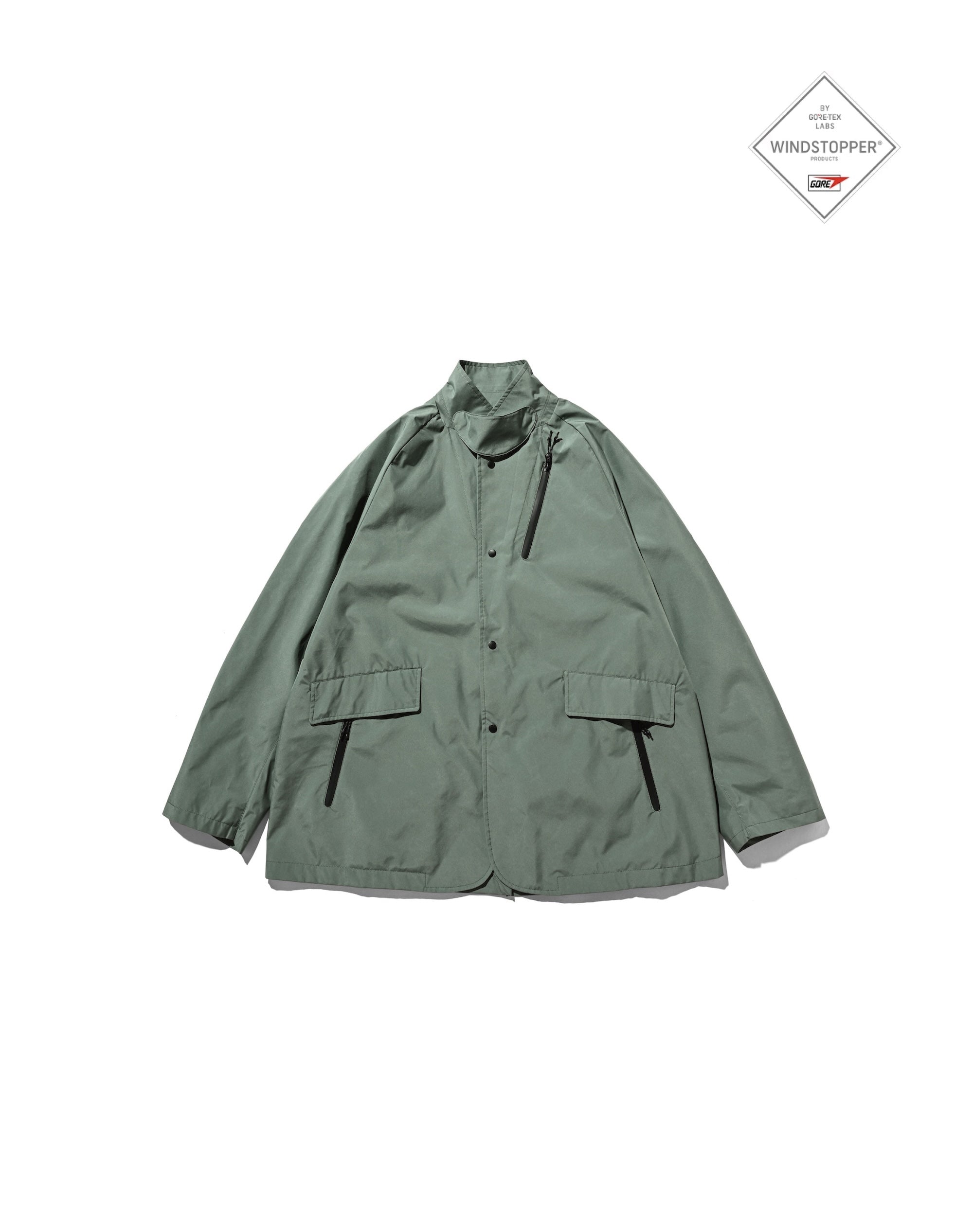 【9.3 WED 20:00- IN STOCK】+phenix WINDSTOPPER® by GORE-TEX LABS ACTIVE CITY STORAGE JACKET (MILITARY GREEN)