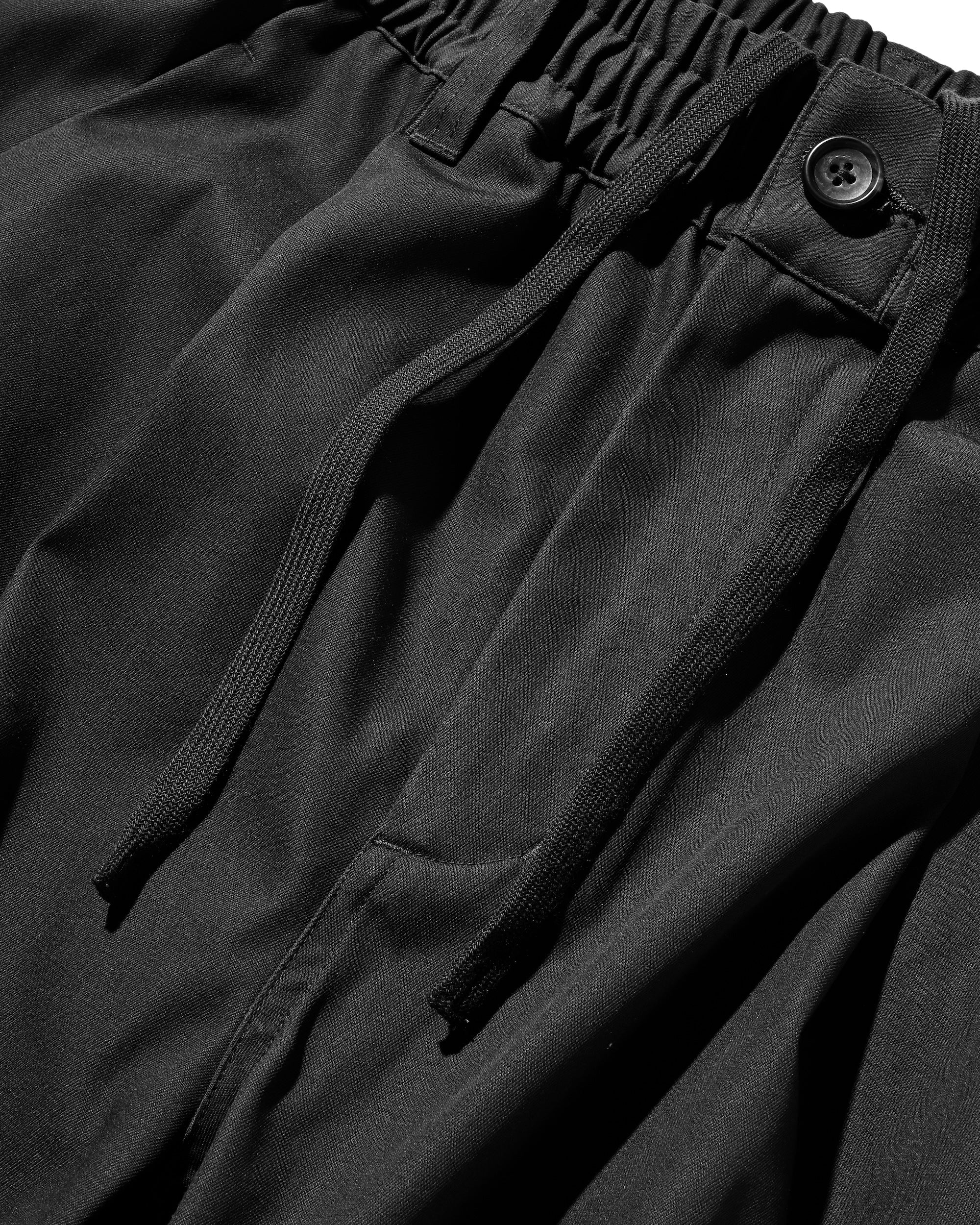 【9.10 WED 20:00- IN STOCK】BARREL LEG EASY PANTS (BLACK)