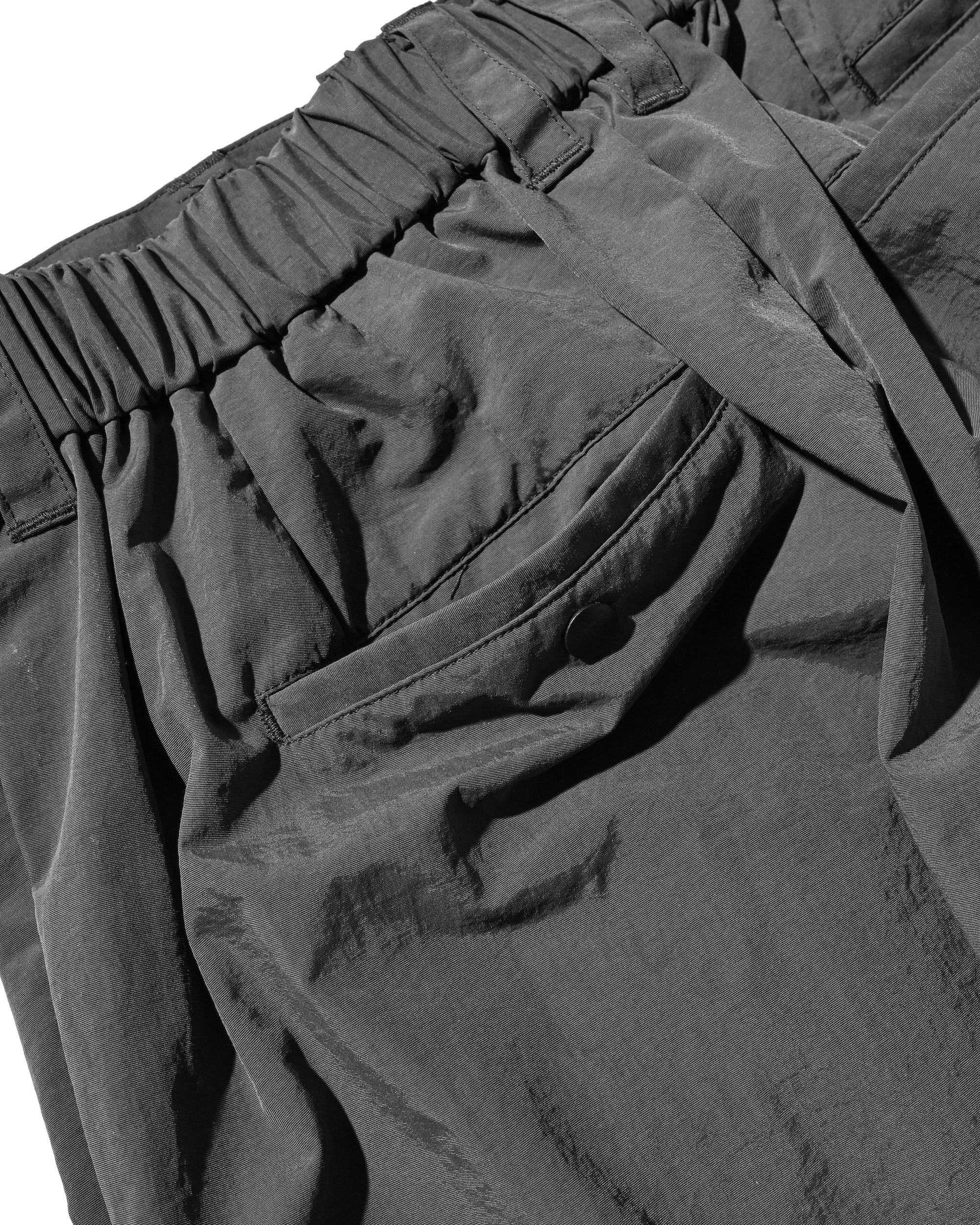 【10.15 WED 20:00- IN STOCK】WATER REPELLENT NYLON CITY UNIFORM WIDE TAPERED PANTS FOR YGM (GRAY×GRAY)