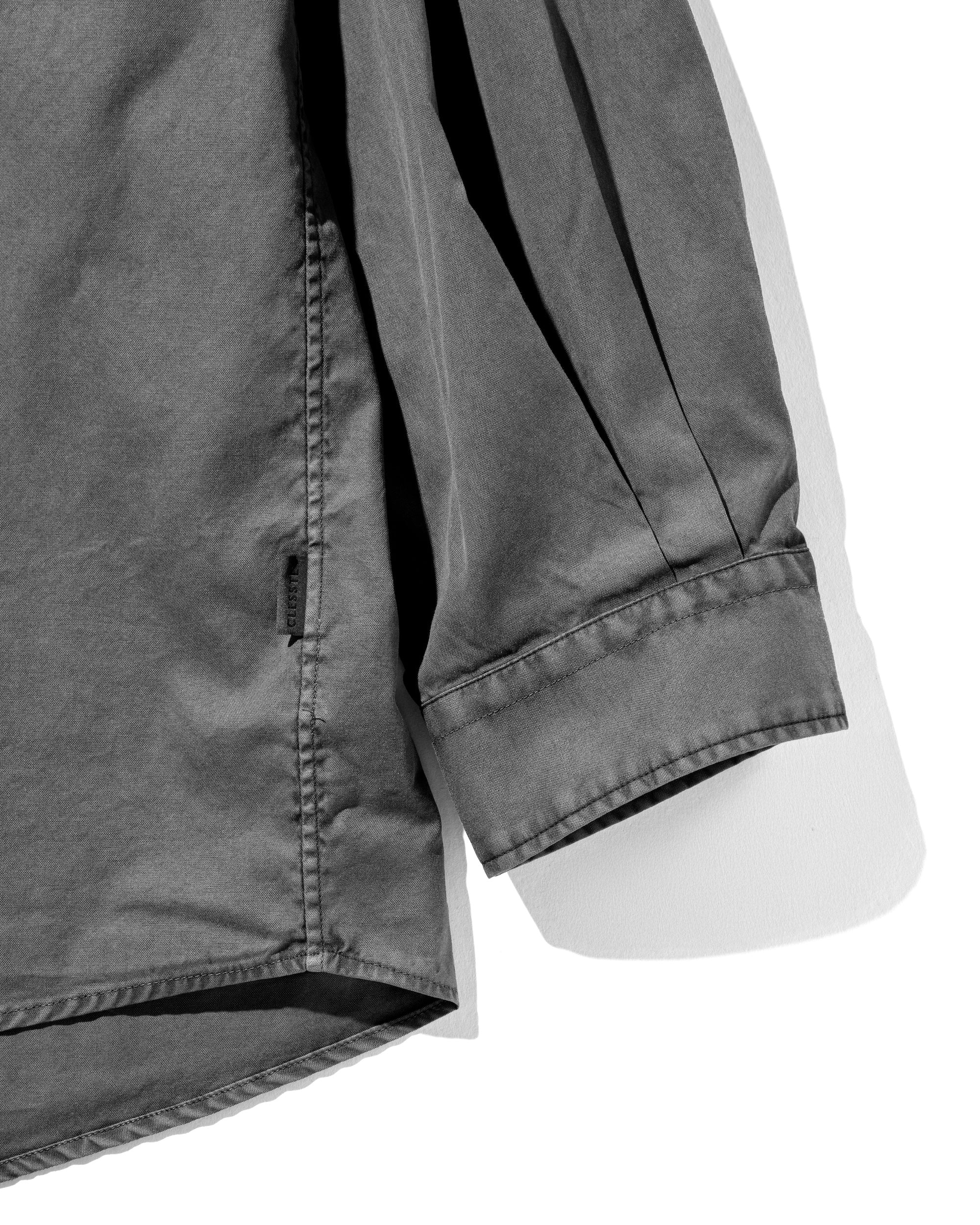 PIGMENT DYED OXFORD CITY SHIRT (FADE BLACK)