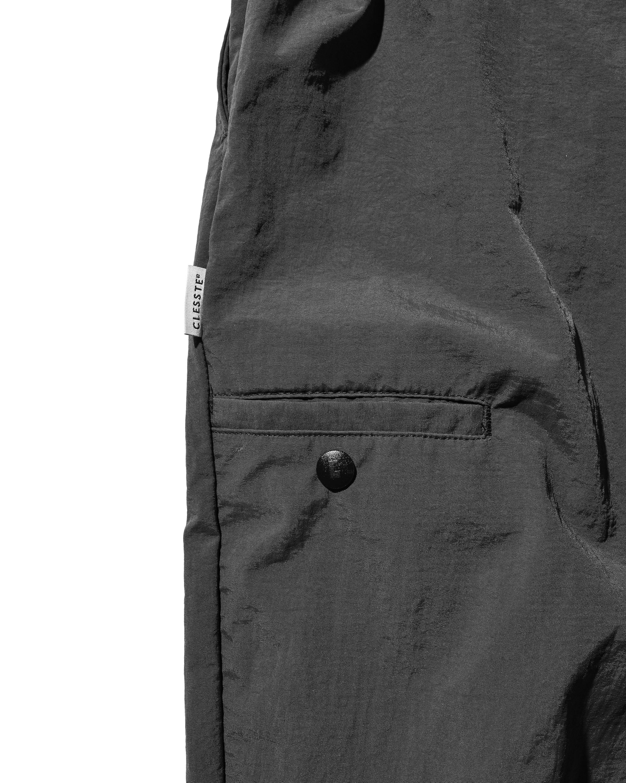 【10.15 WED 20:00- IN STOCK】WATER REPELLENT NYLON CITY UNIFORM WIDE TAPERED PANTS FOR YGM (GRAY×GRAY)
