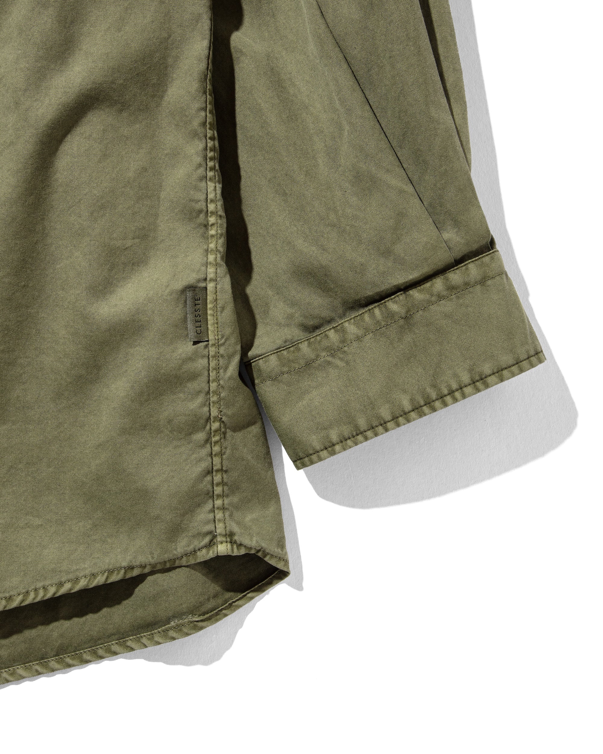 PIGMENT DYED OXFORD CITY SHIRT (FADE OLIVE)