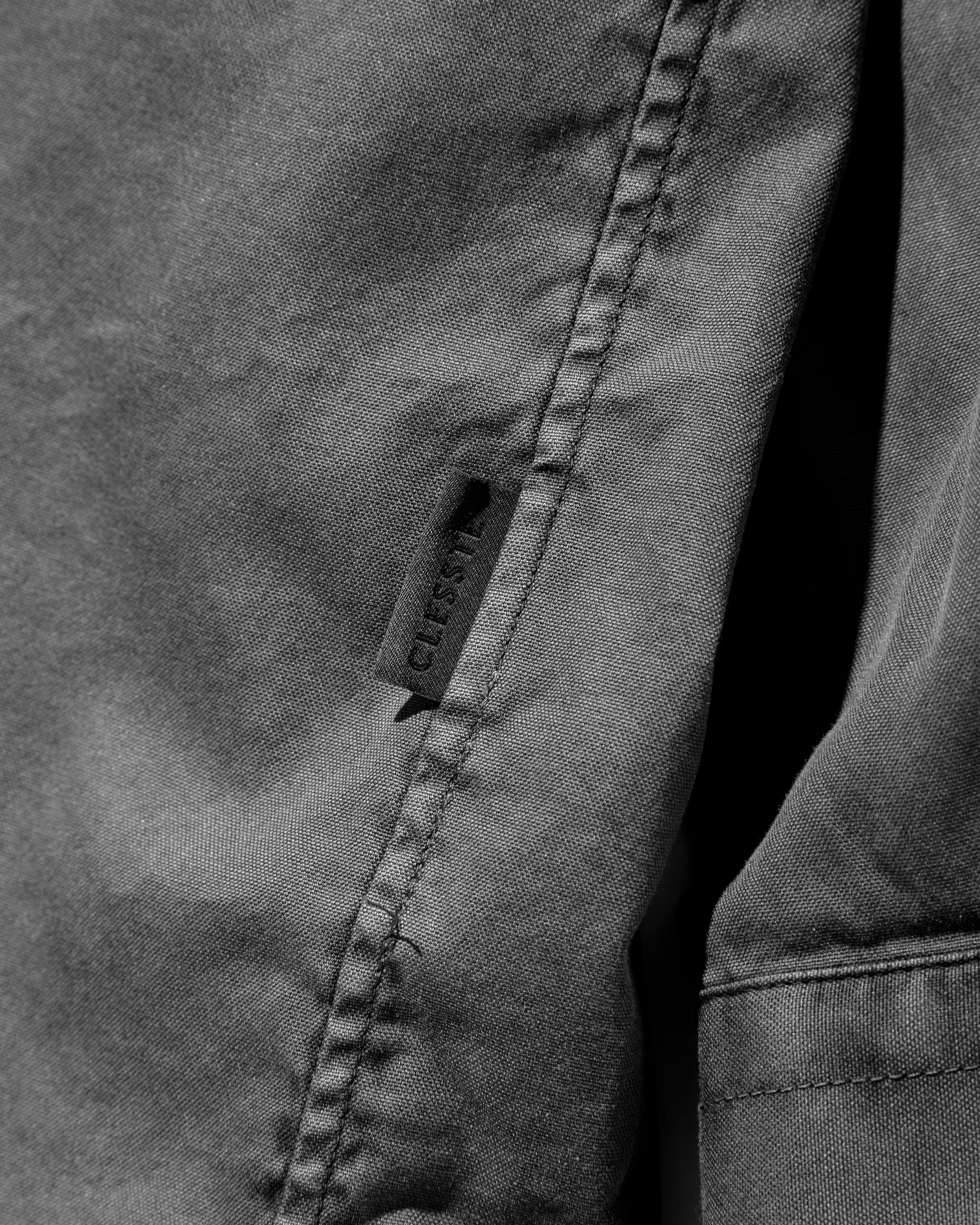 PIGMENT DYED OXFORD CITY SHIRT (FADE BLACK)